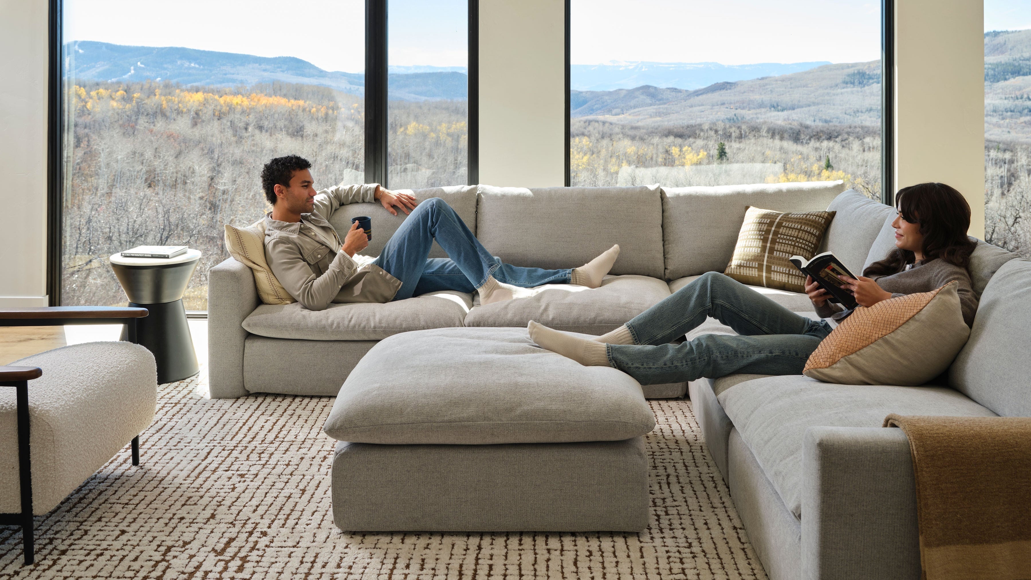 Russet 6-Piece U-Sectional