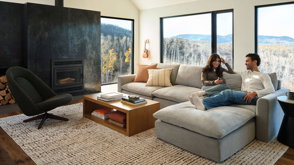 Russet 3-Piece Reversible Chaise Sectional