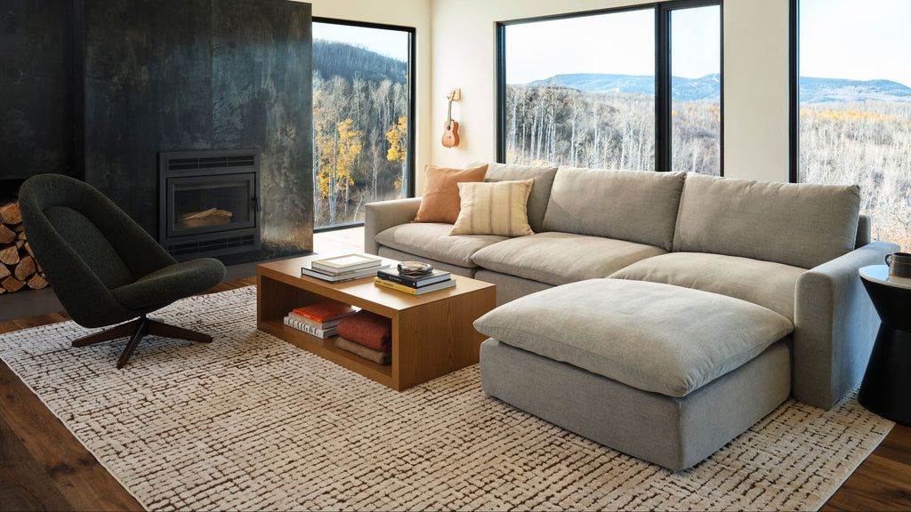 Russet 5-Piece Reversible Chaise Sectional