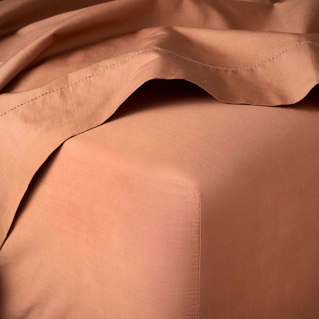 Stonewashed Organic Cotton Percale Sheet Set