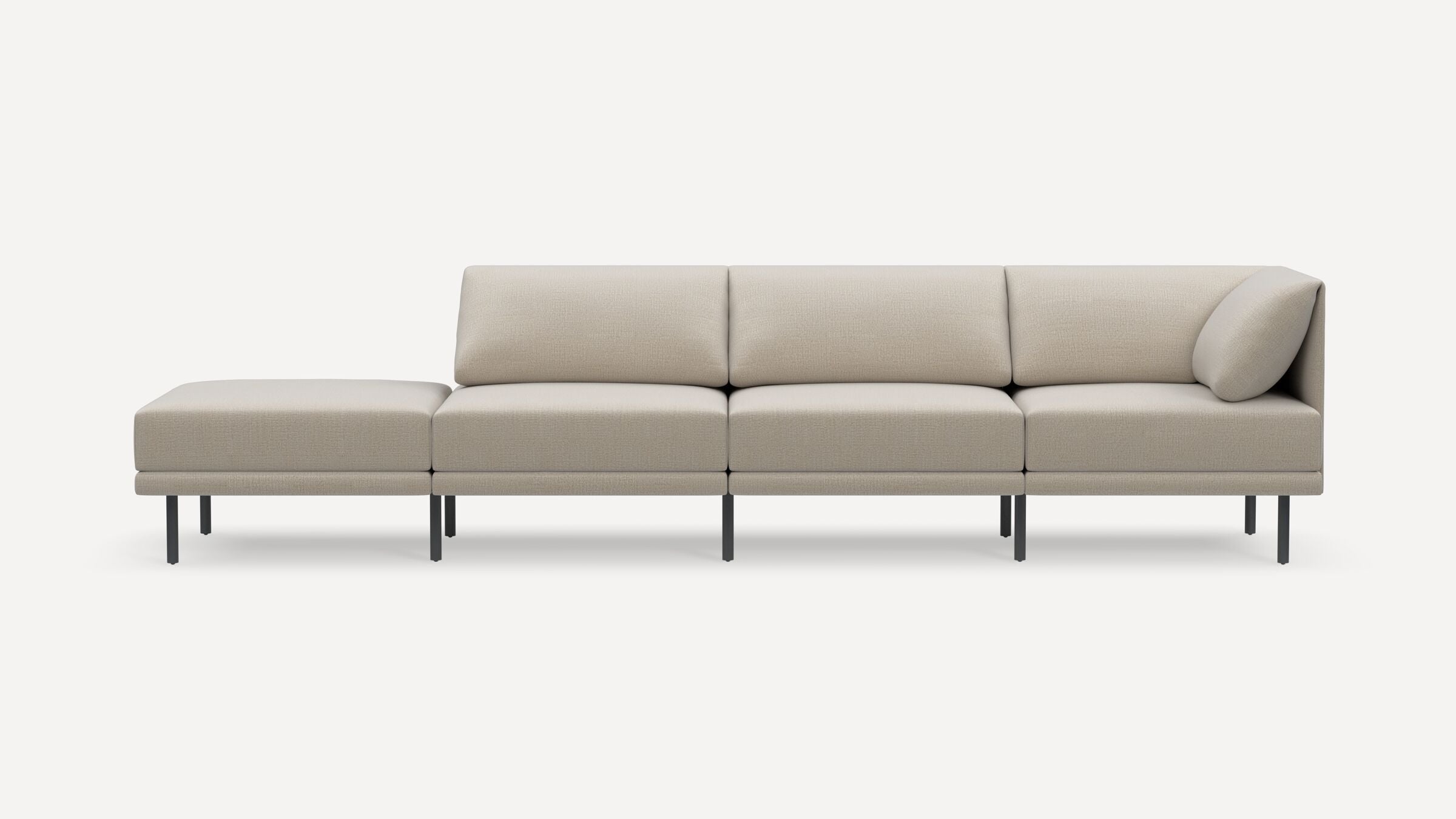 Range Plus 4-Piece One Arm Sofa Lounger
