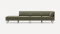 Range Plus 4-Piece One Arm Sofa Lounger
