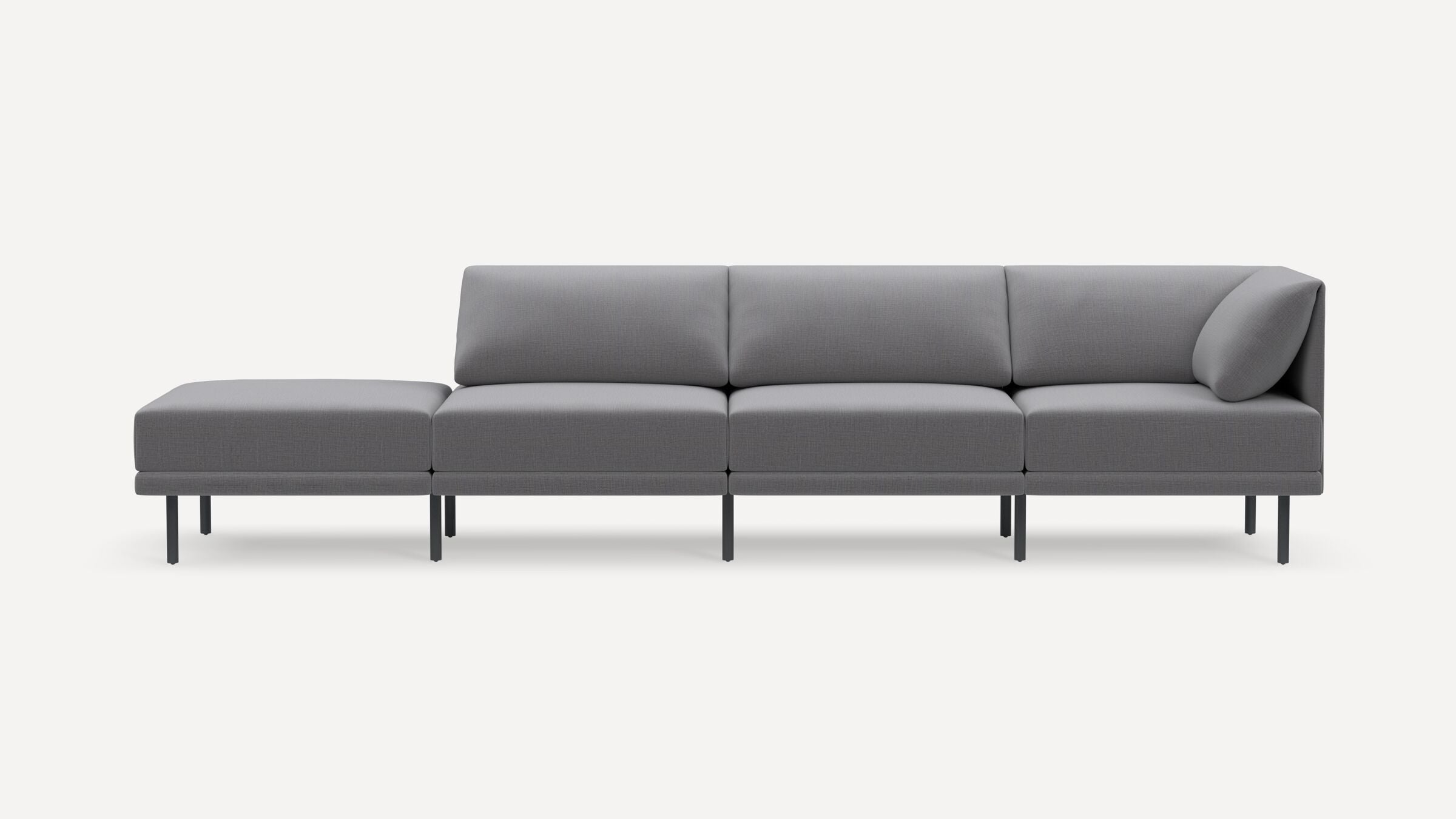 Range Plus 4-Piece One Arm Sofa Lounger