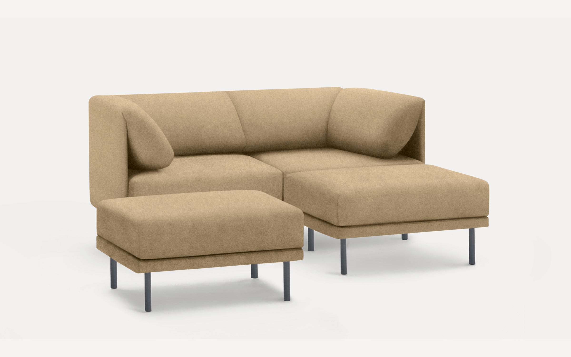 Range 3-Piece Sectional Lounger