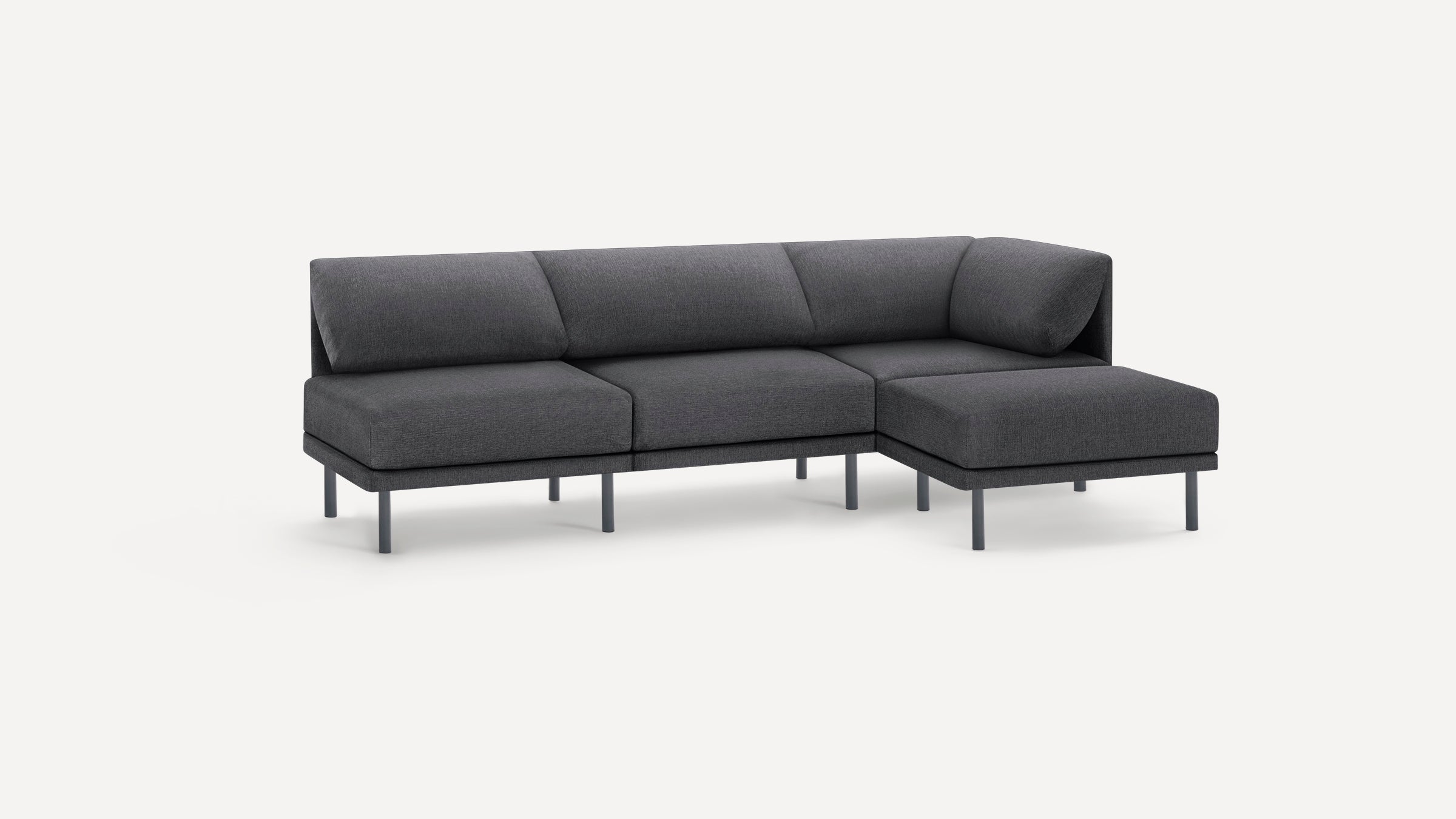 Range 4-Piece Open Sectional Lounger