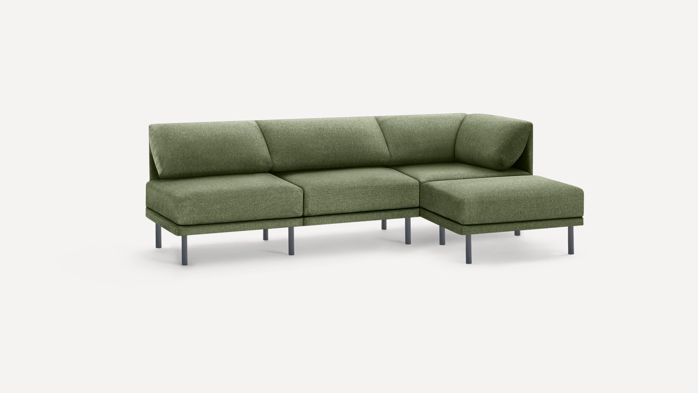 Range 4-Piece Open Sectional Lounger