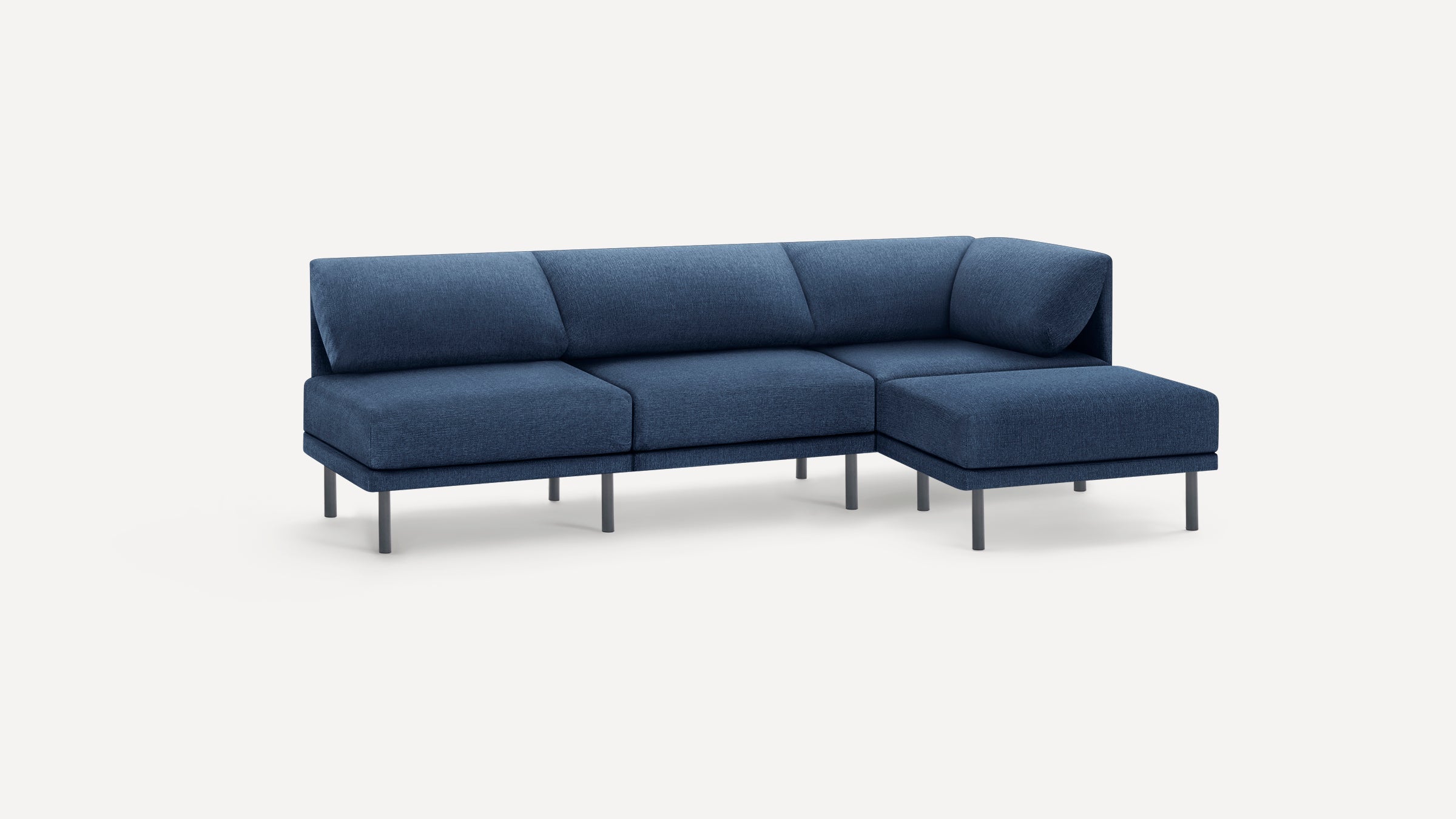Range 4-Piece Open Sectional Lounger