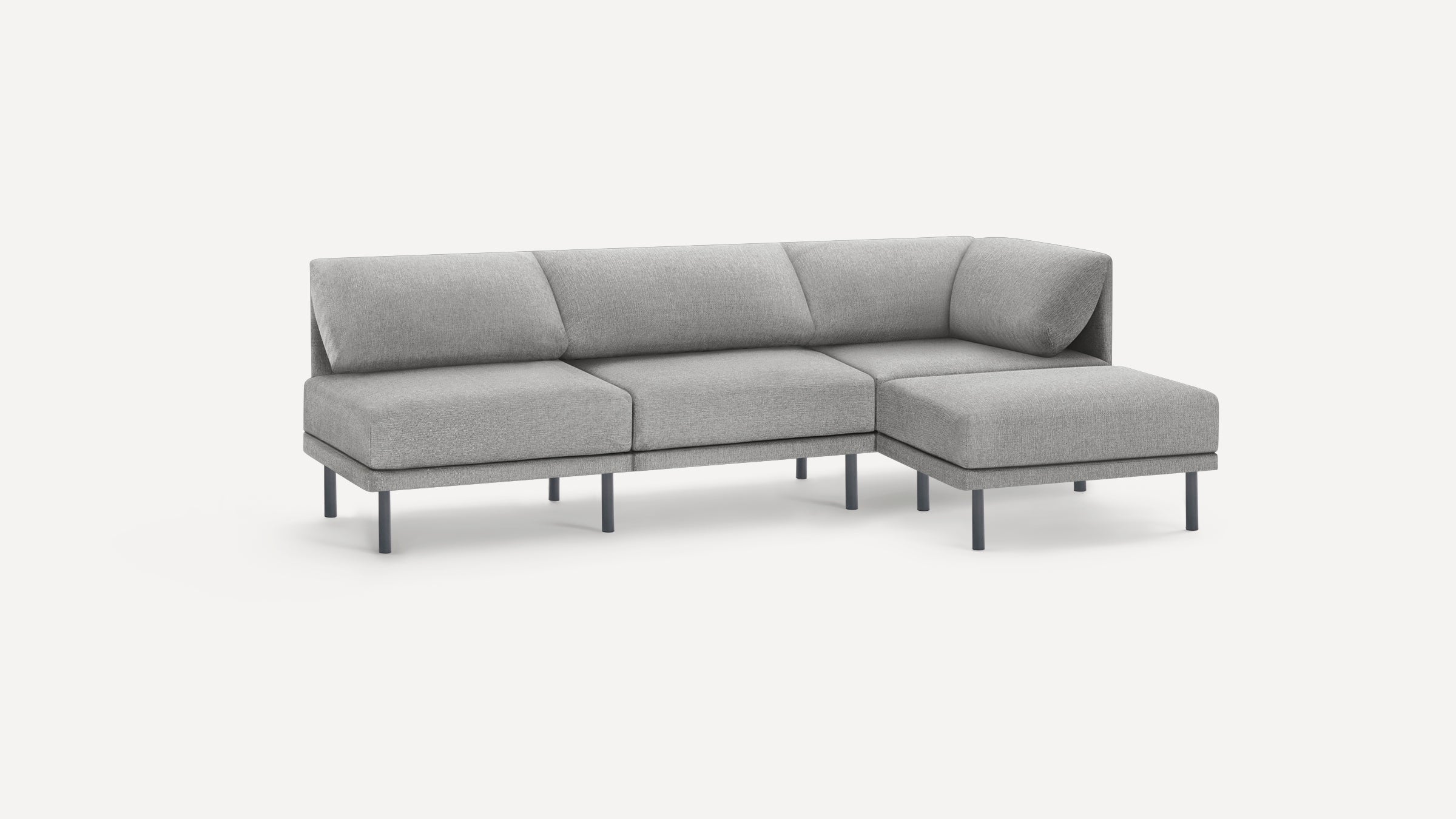 Range 4-Piece Open Sectional Lounger