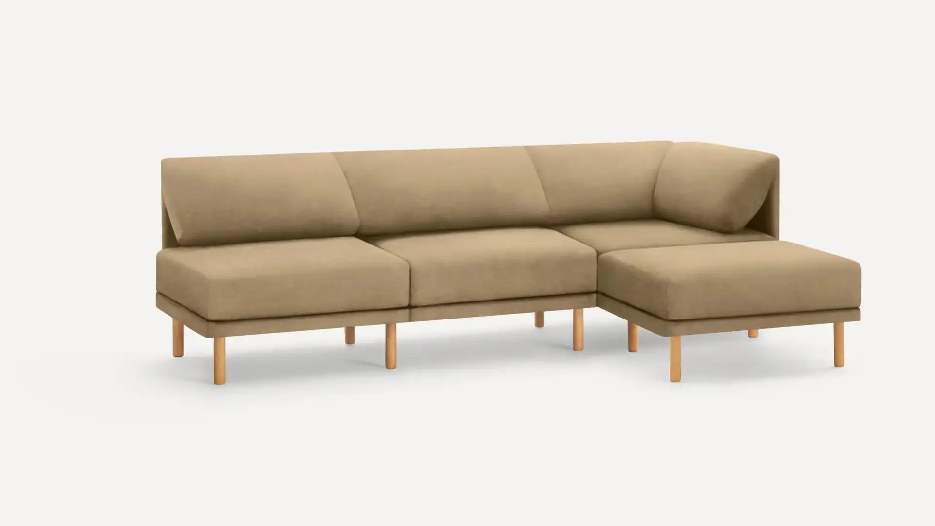 Range 4-Piece Open Sectional Lounger