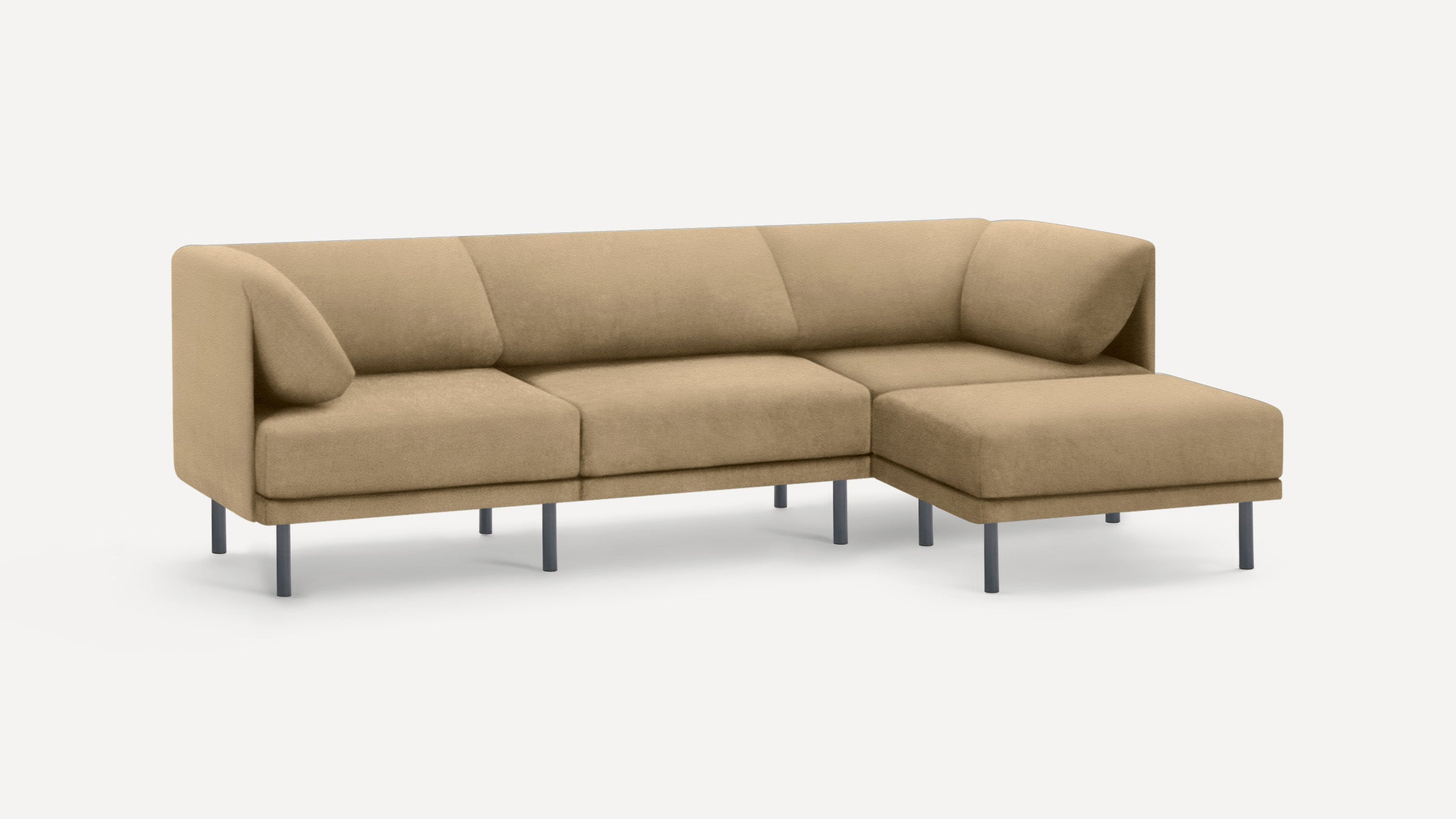 Range 4-Piece Sectional Lounger