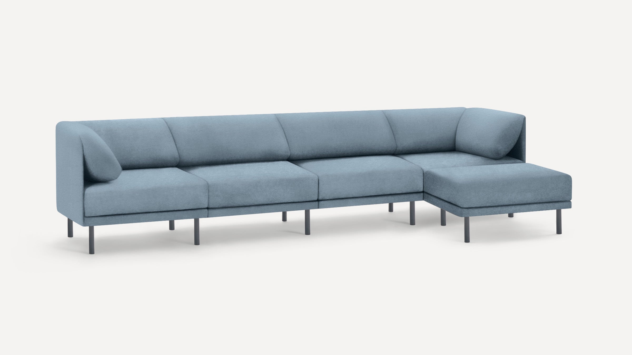 Range 5-Piece Sectional Lounger