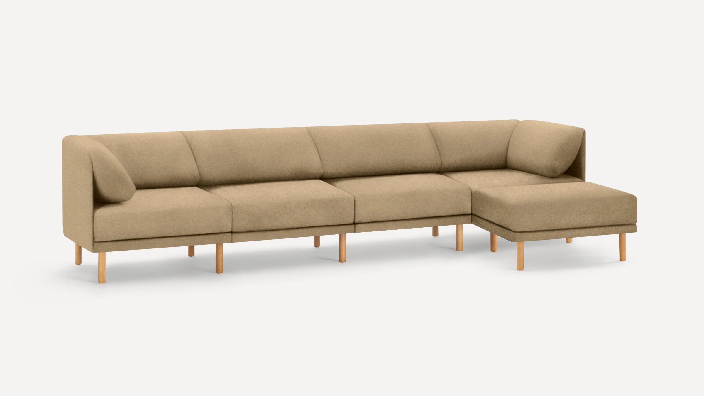 Range 5-Piece Sectional Lounger