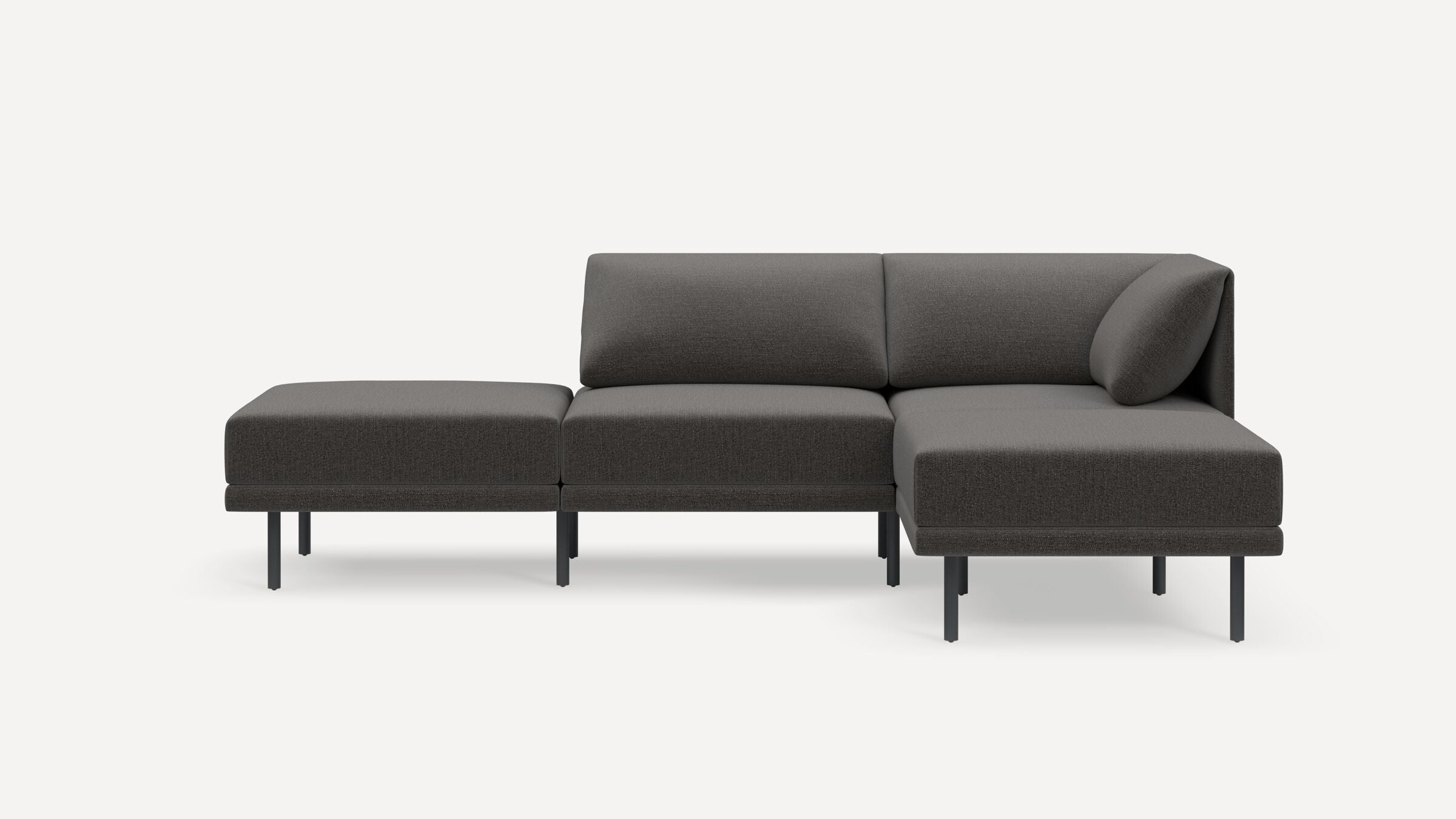 Range Plus 4-Piece Open Sectional Double Lounger