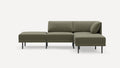 Range Plus 4-Piece Open Sectional Double Lounger