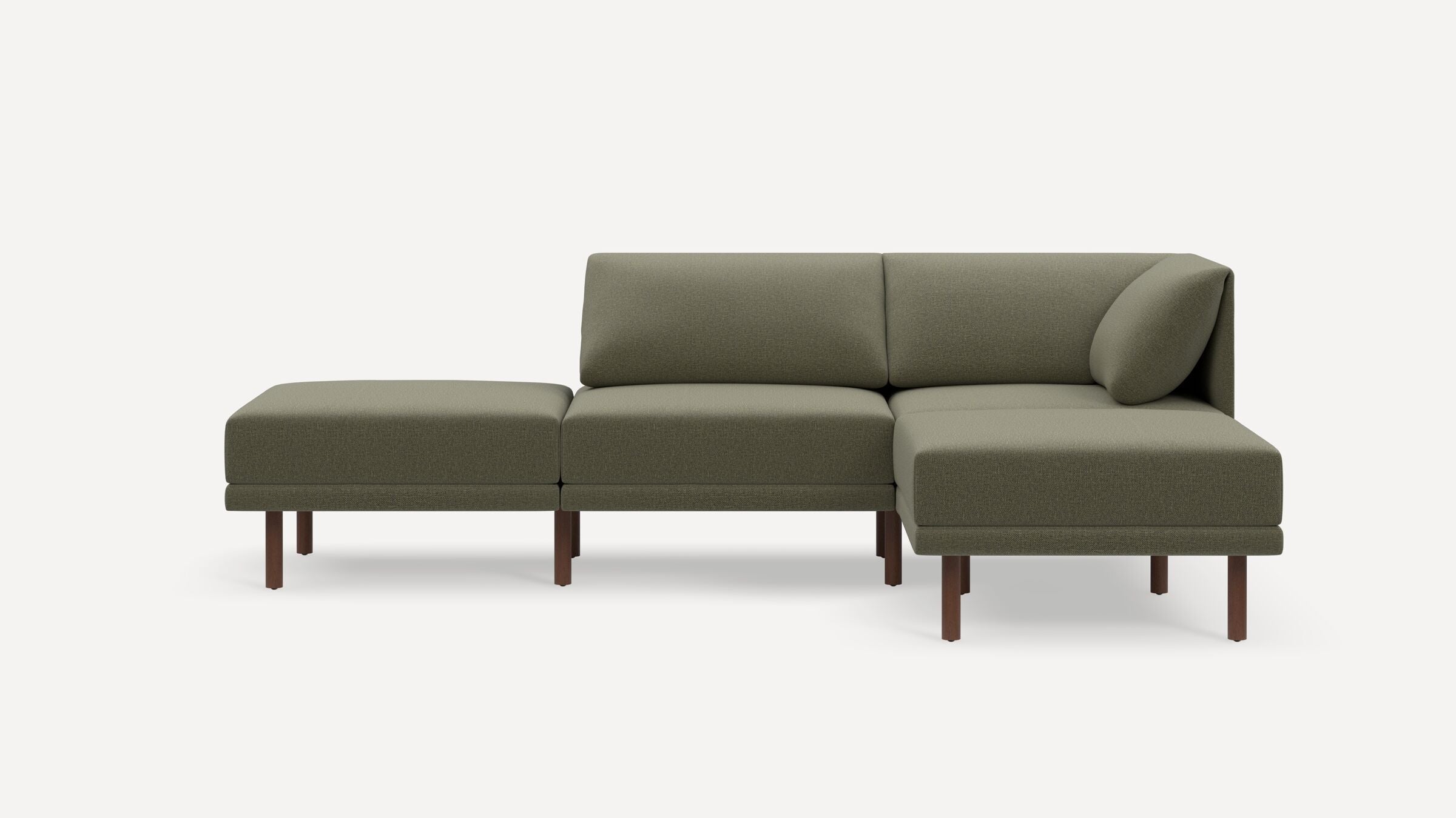 Range Plus 4-Piece Open Sectional Double Lounger
