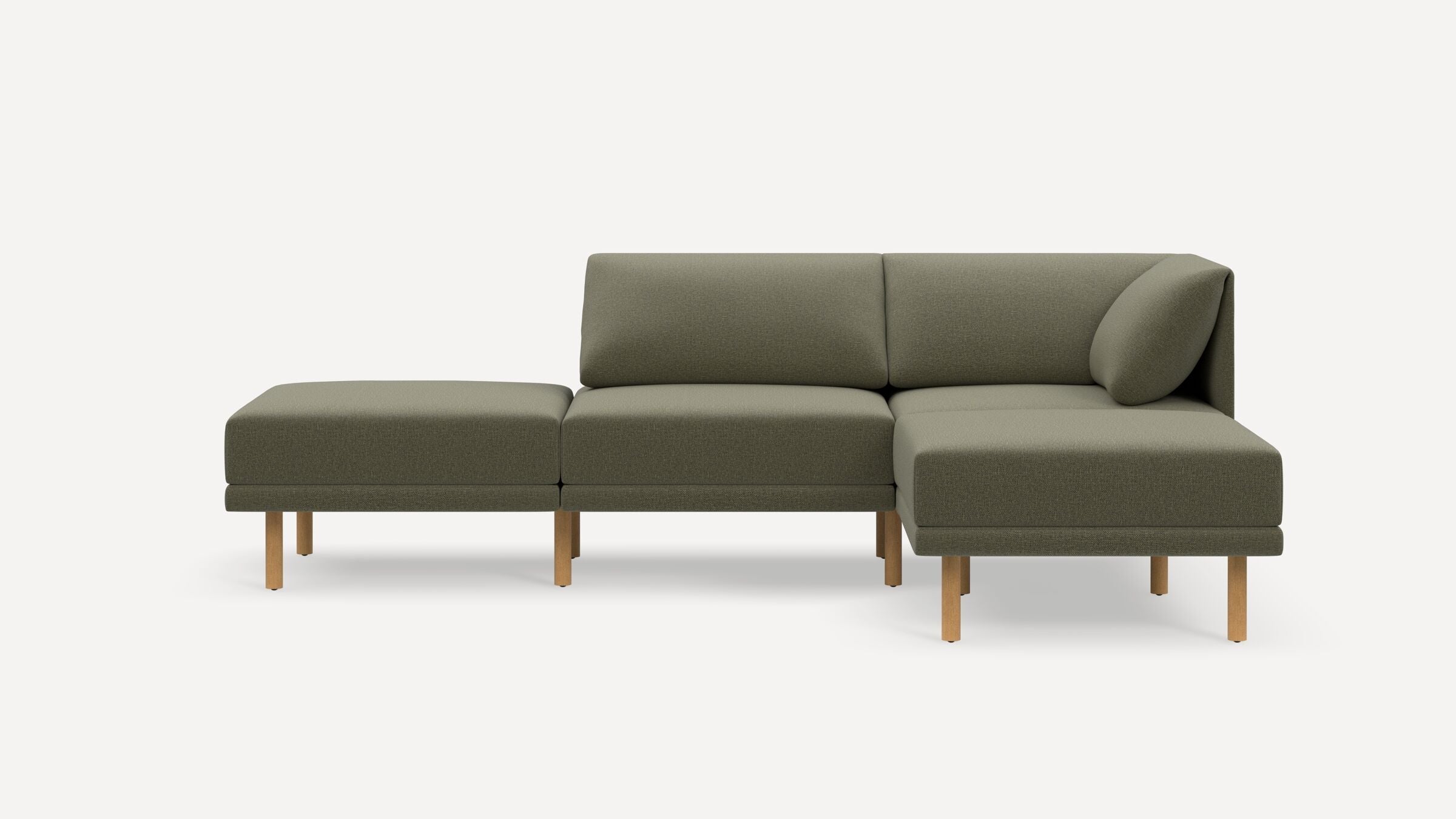 Range Plus 4-Piece Open Sectional Double Lounger