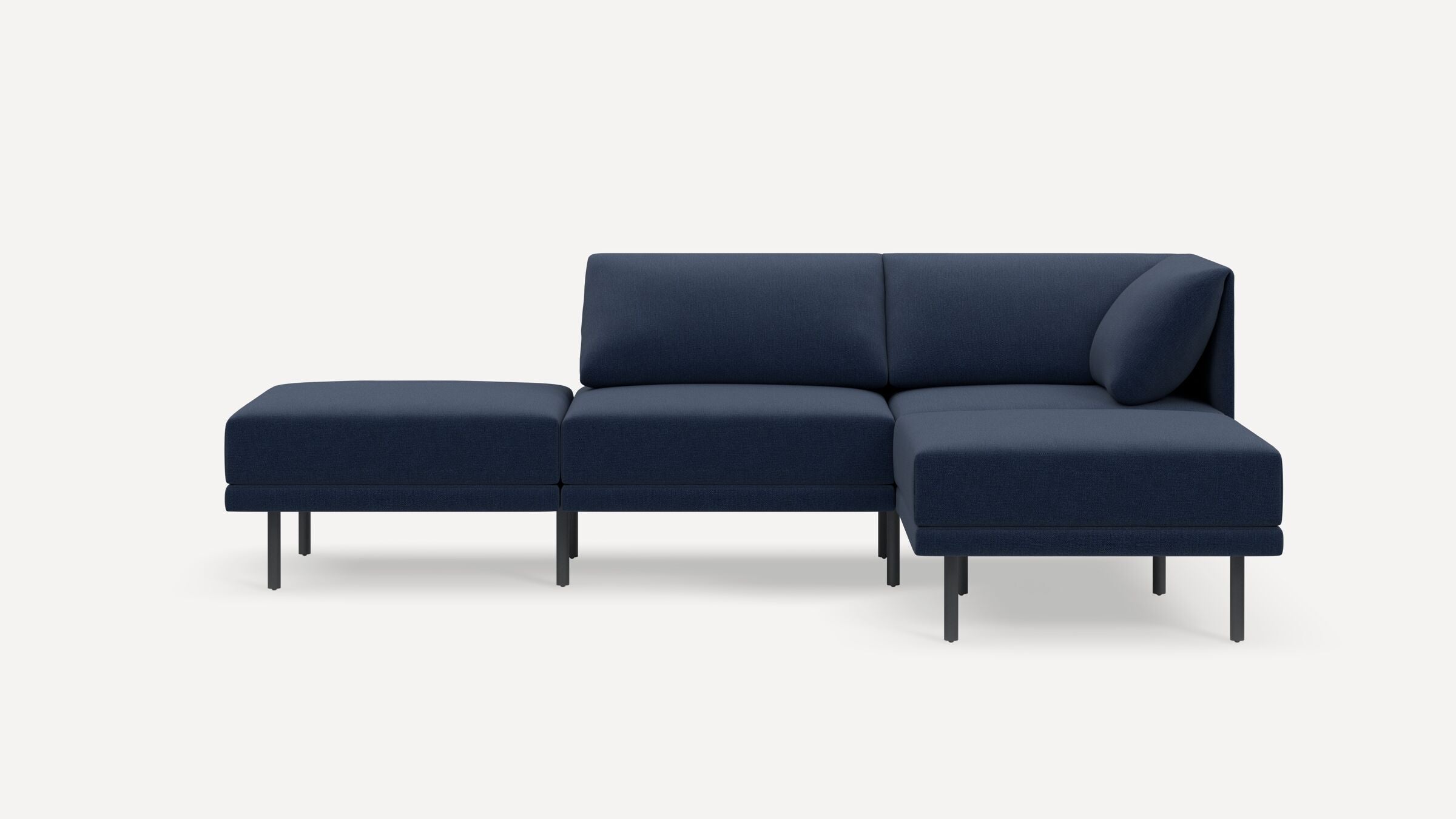 Range Plus 4-Piece Open Sectional Double Lounger