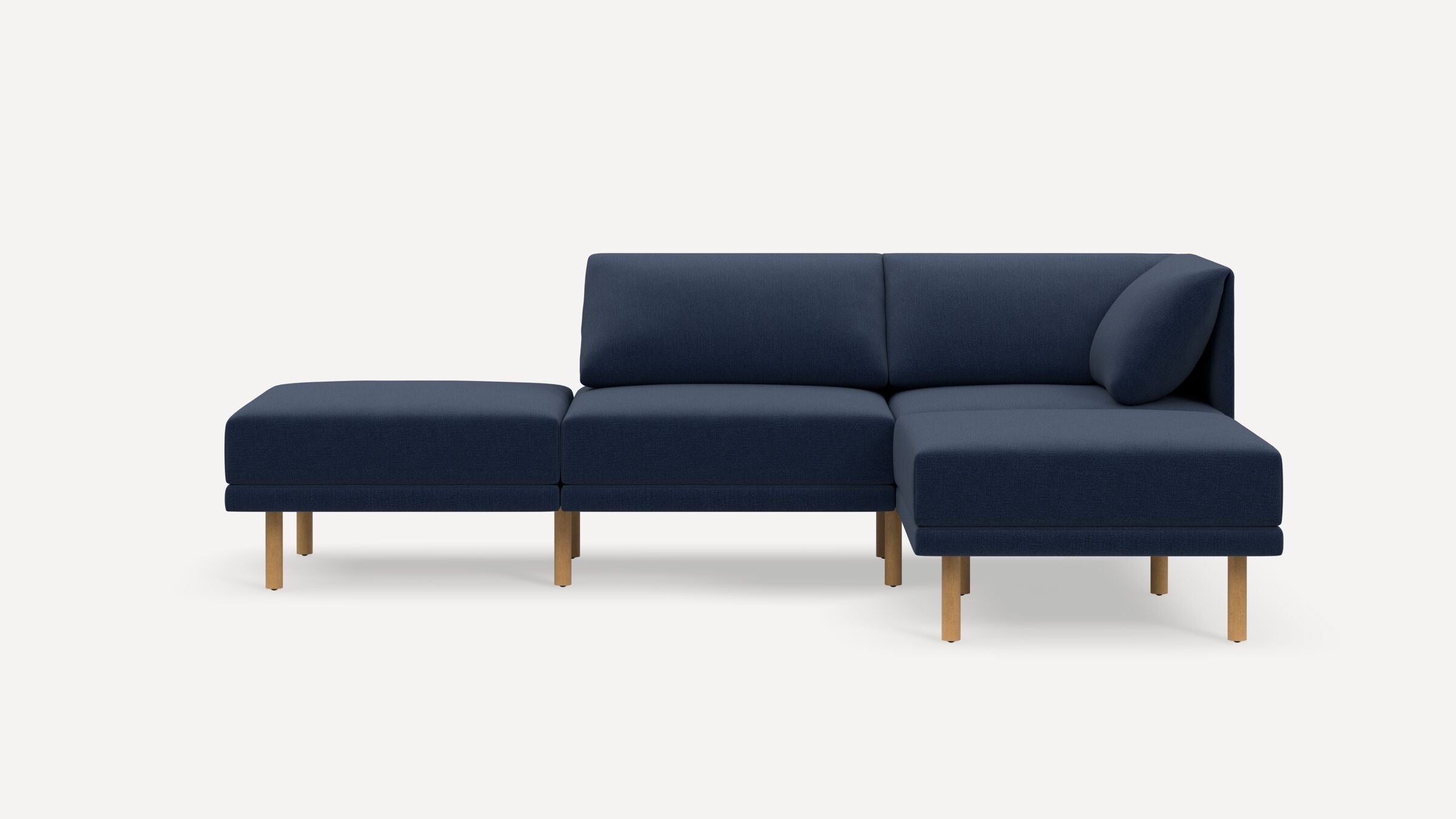 Range Plus 4-Piece Open Sectional Double Lounger