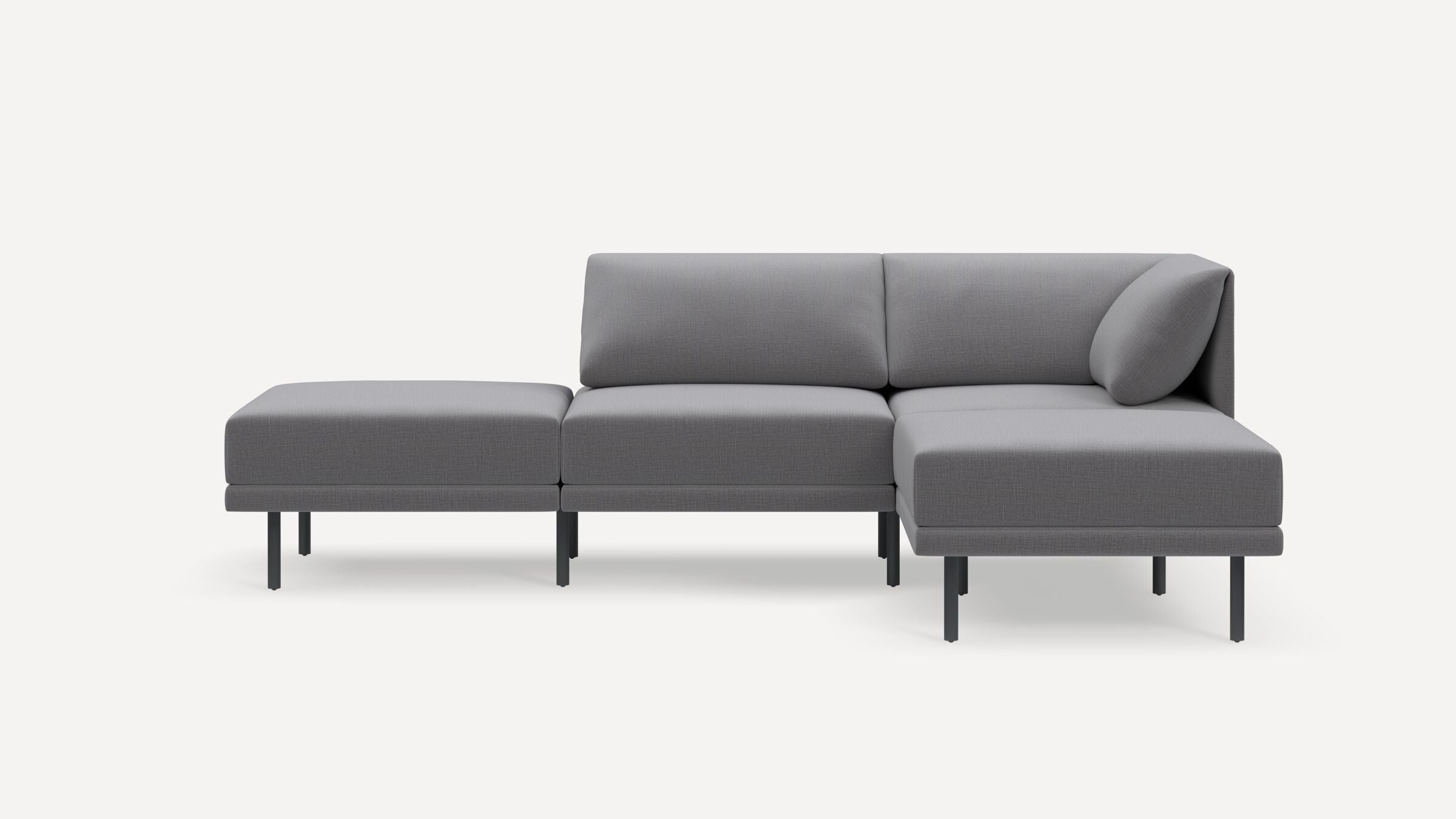 Range Plus 4-Piece Open Sectional Double Lounger