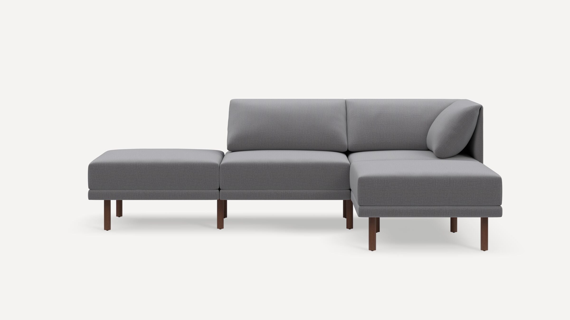 Range Plus 4-Piece Open Sectional Double Lounger