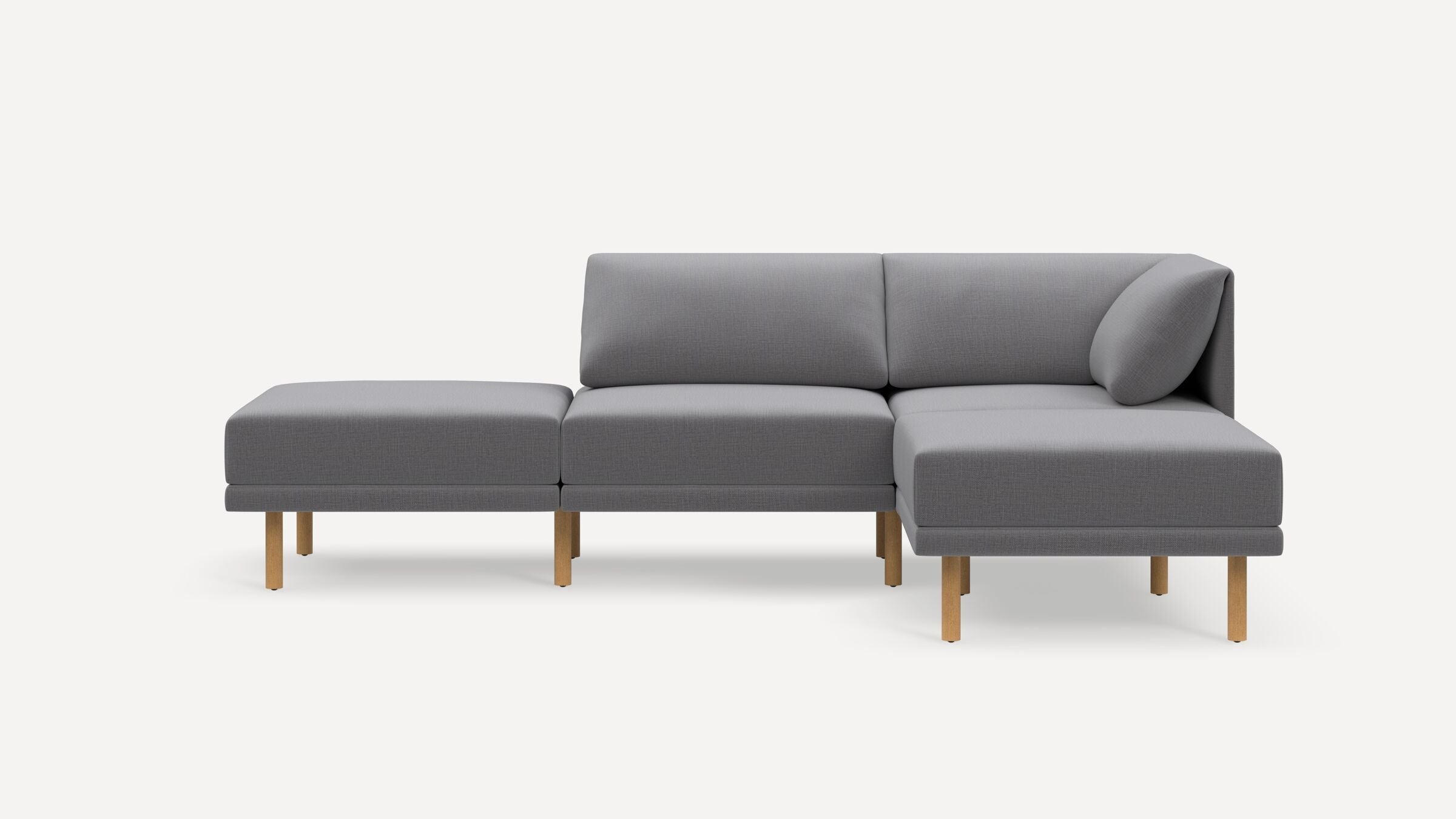 Range Plus 4-Piece Open Sectional Double Lounger