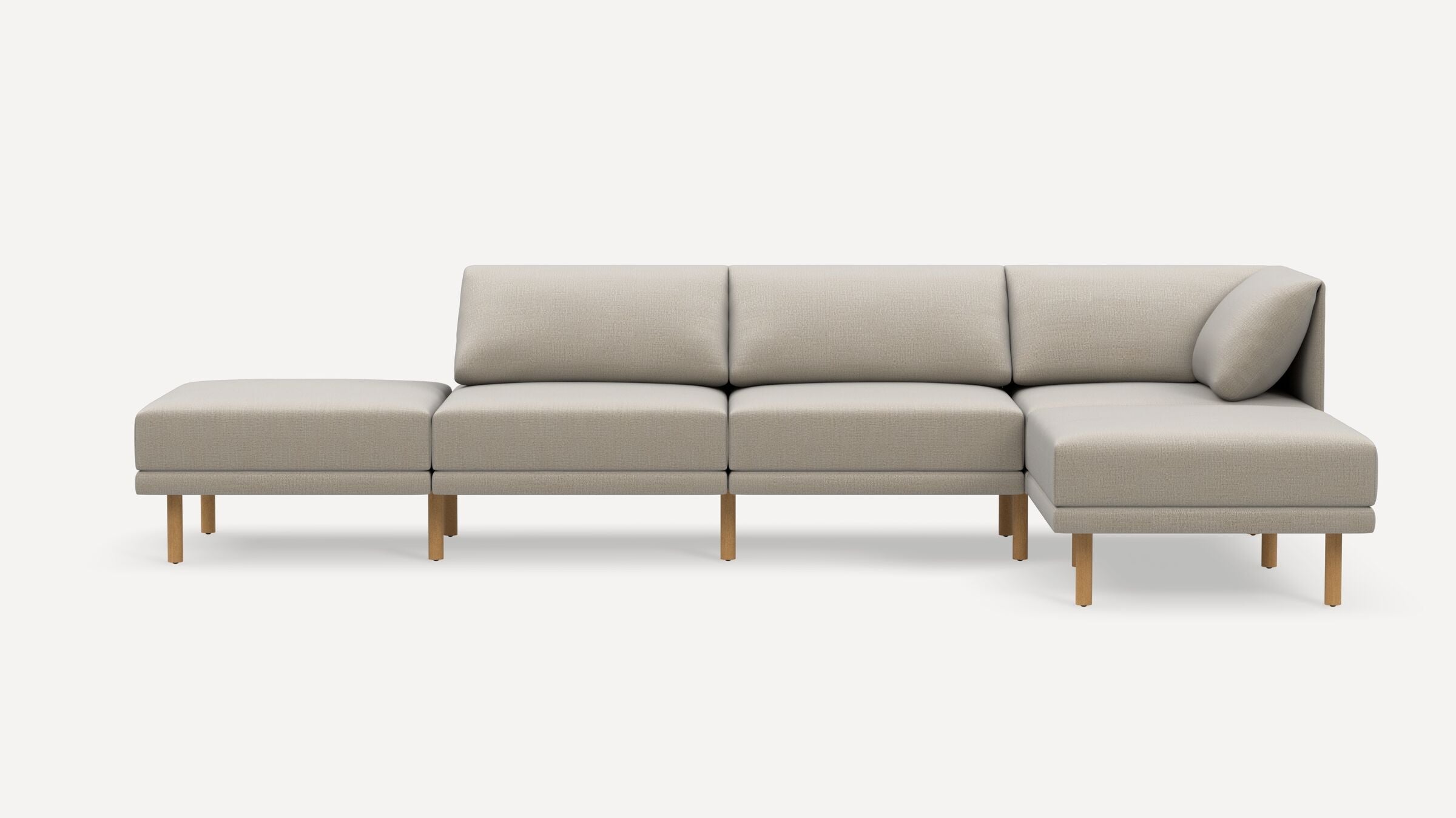 Range Plus 5-Piece Open Sectional Double Lounger
