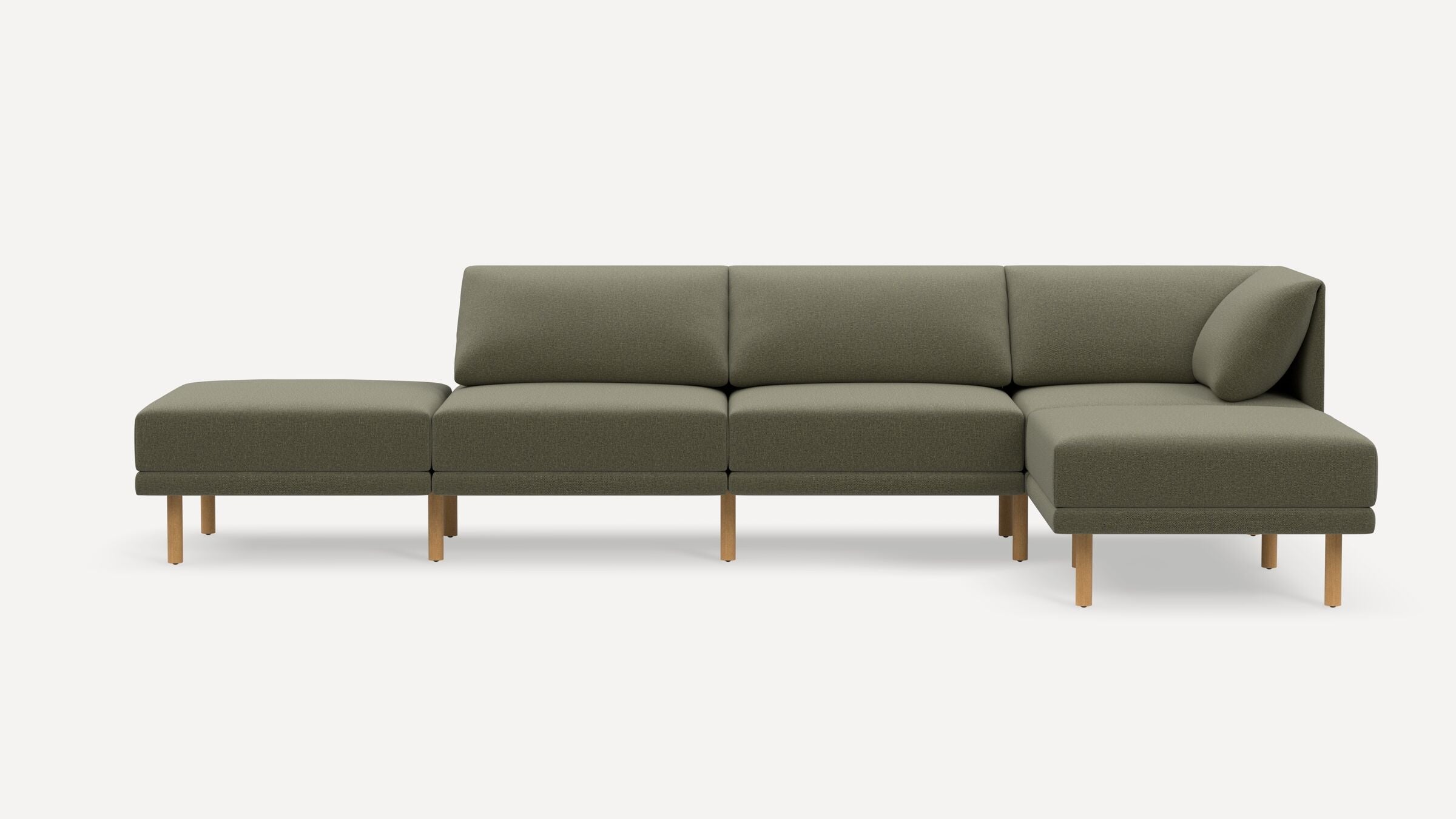 Range Plus 5-Piece Open Sectional Double Lounger