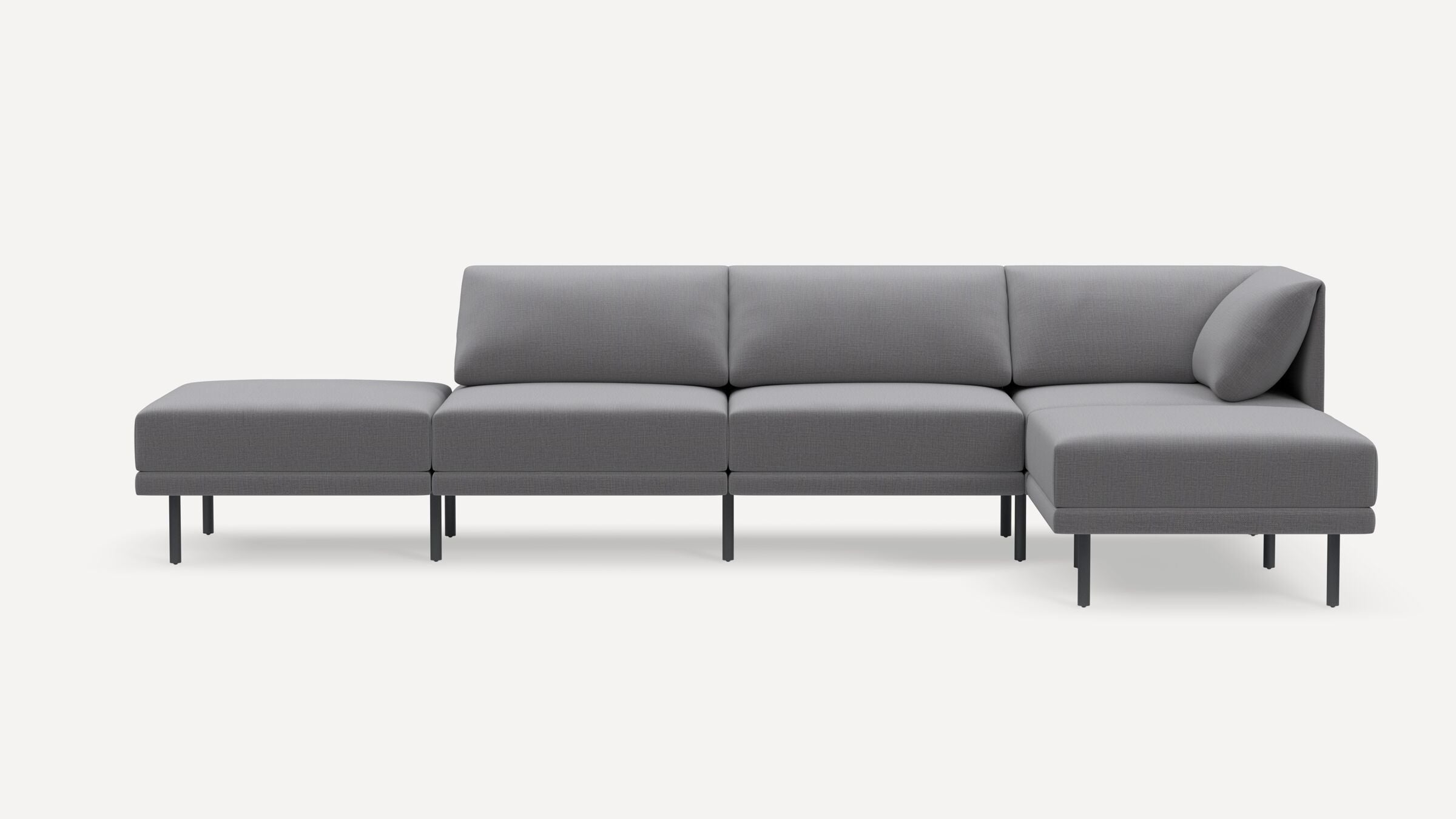 Range Plus 5-Piece Open Sectional Double Lounger