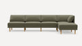Range Plus 5-Piece Open Sectional Lounger