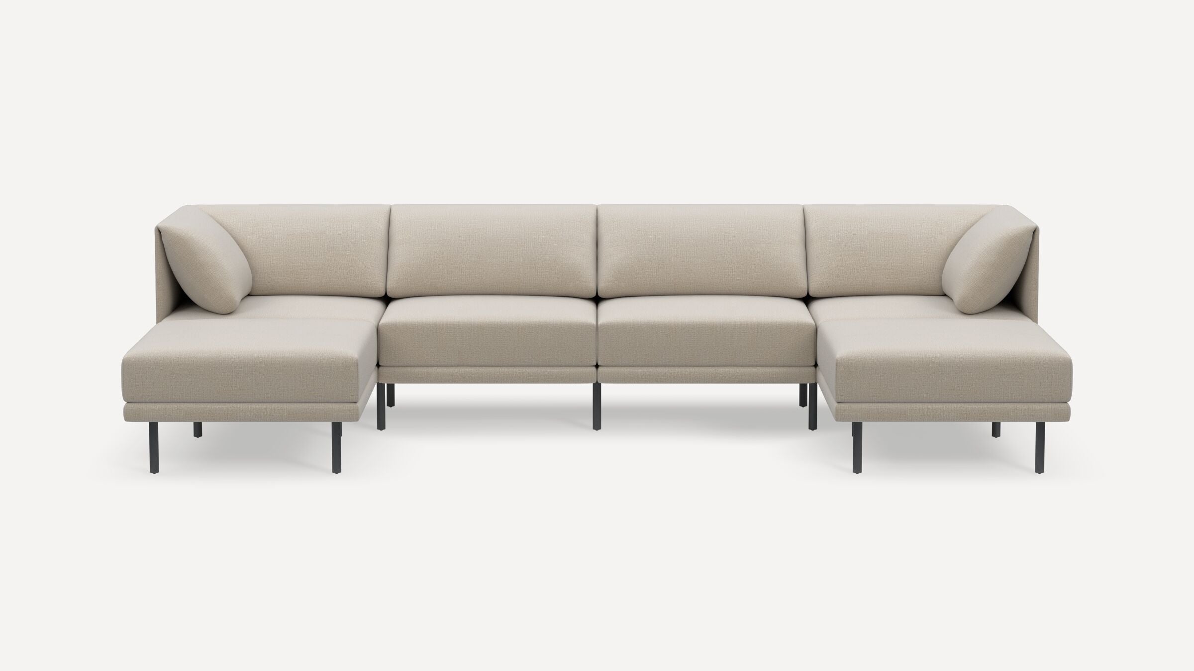 Range Plus 6-Piece Sectional Double Lounger