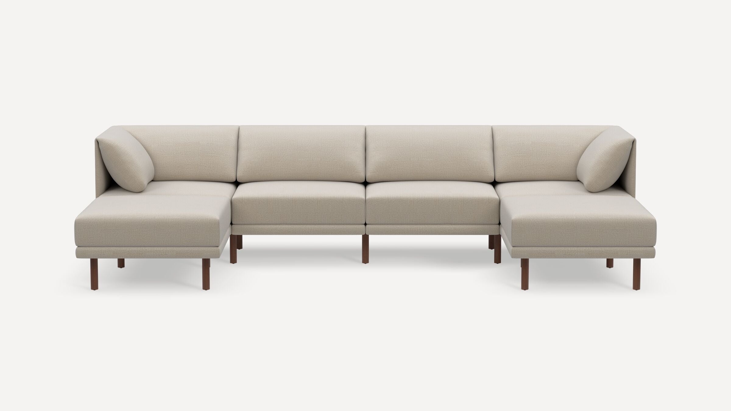 Range Plus 6-Piece Sectional Double Lounger