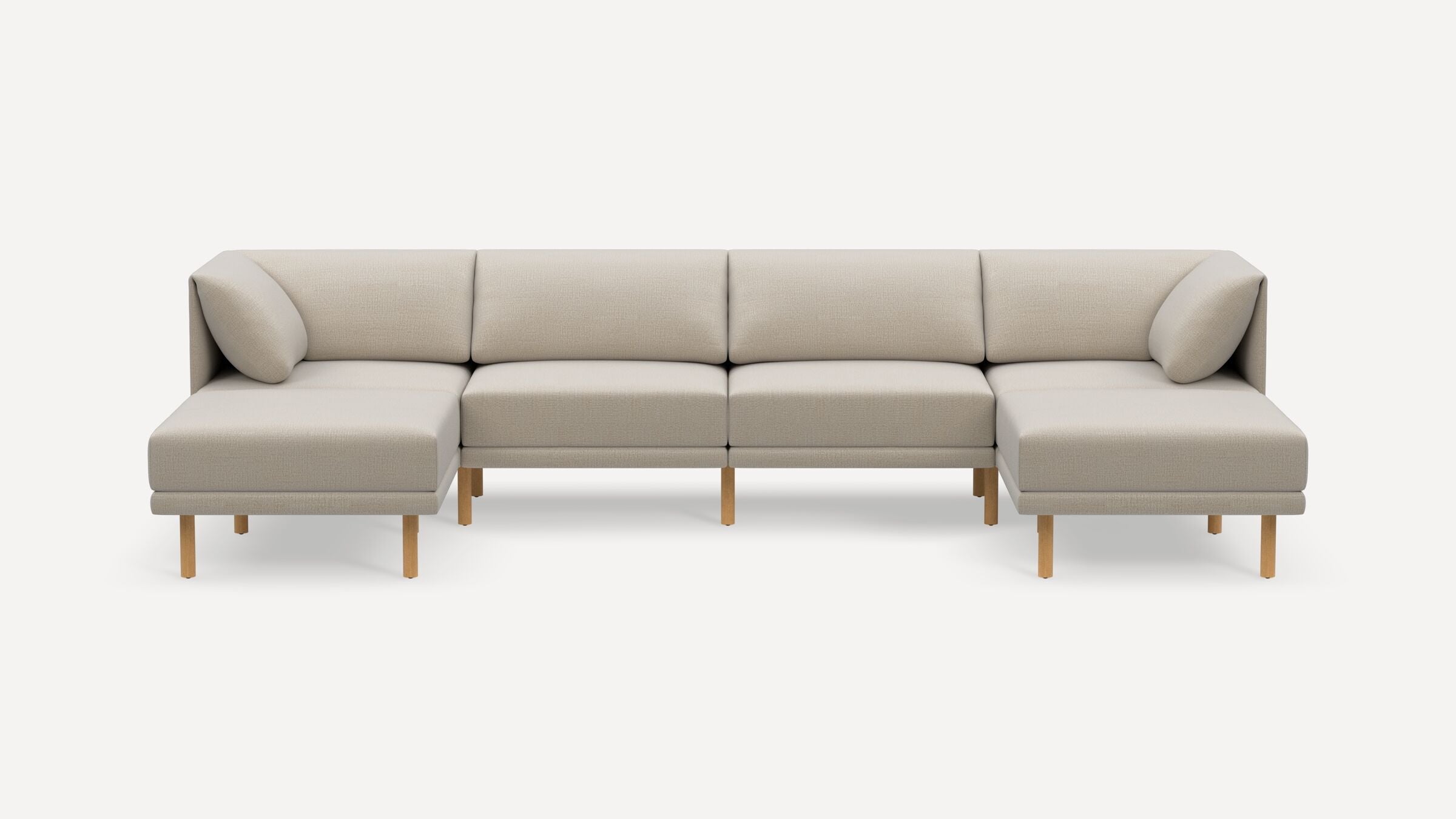 Range Plus 6-Piece Sectional Double Lounger