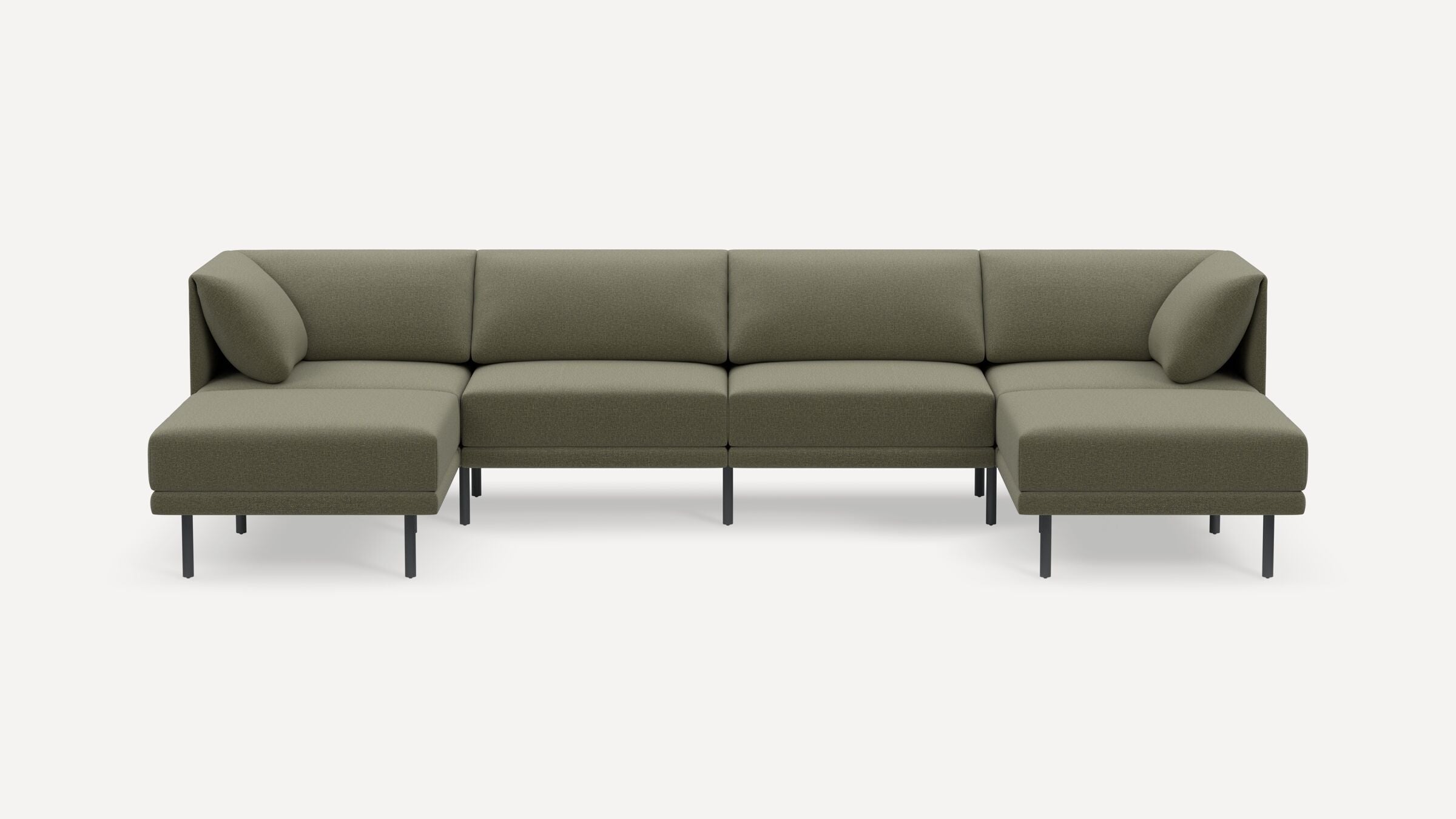 Range Plus 6-Piece Sectional Double Lounger