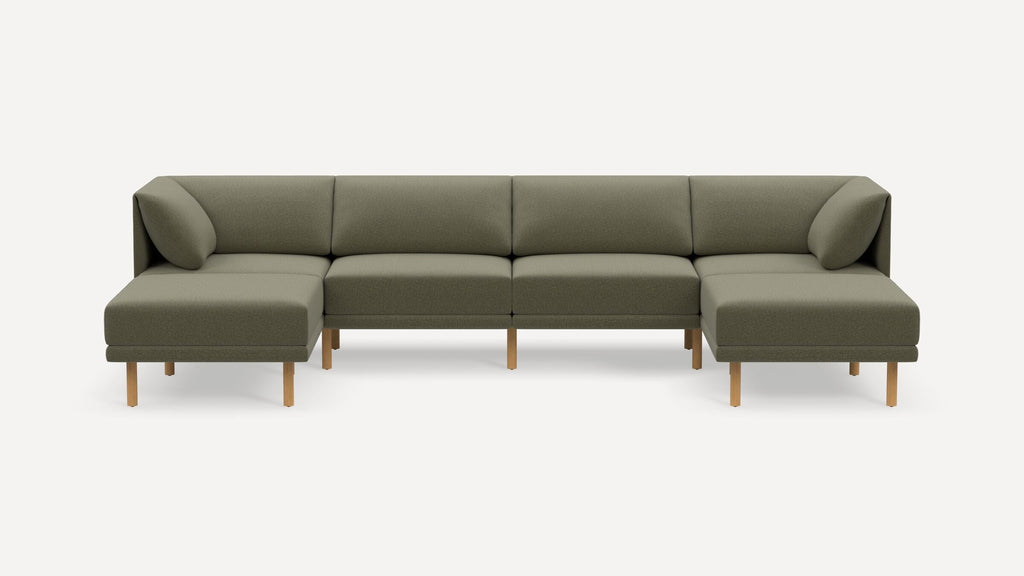 Range Plus 6-Piece Sectional Double Lounger