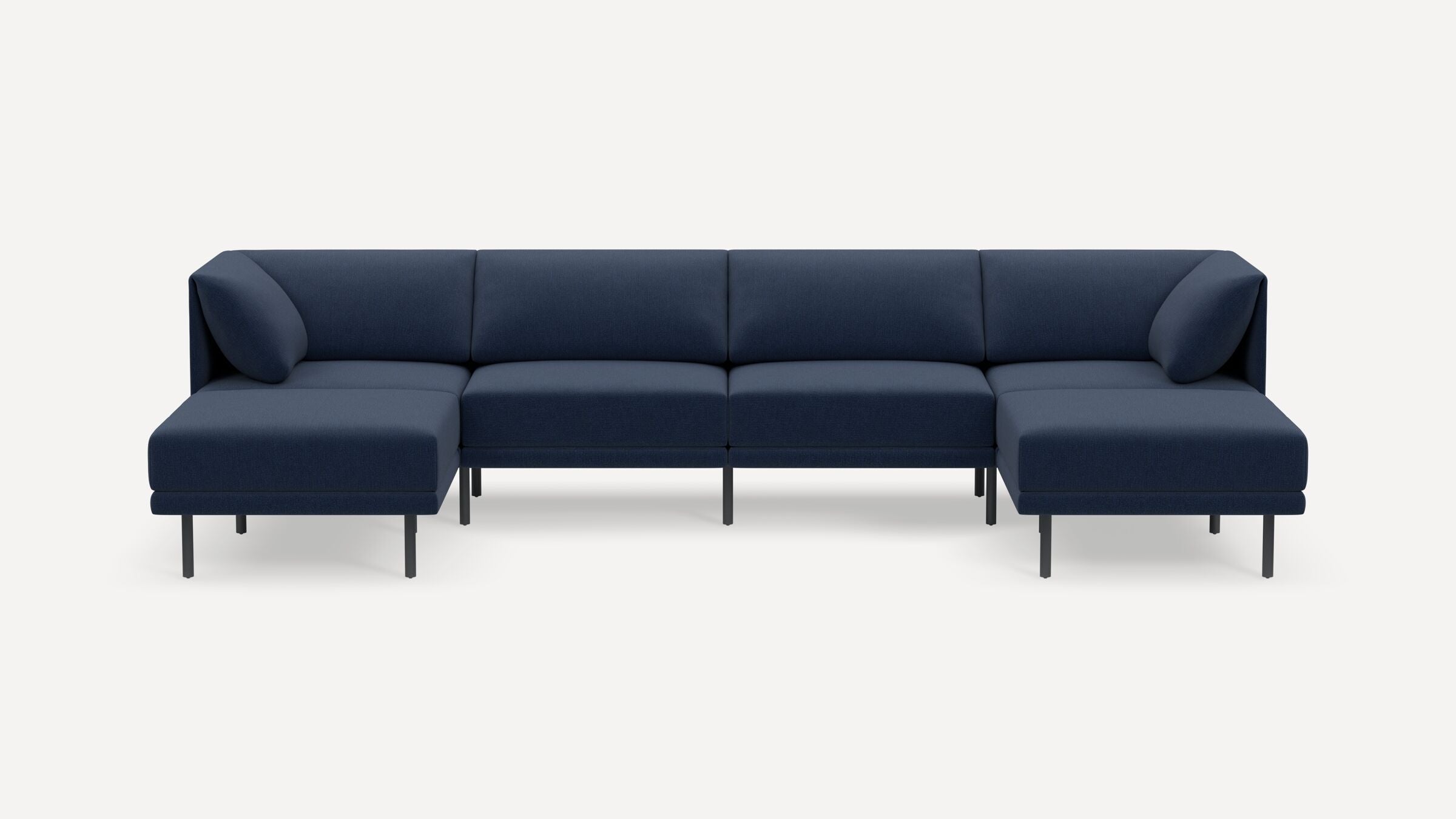 Range Plus 6-Piece Sectional Double Lounger