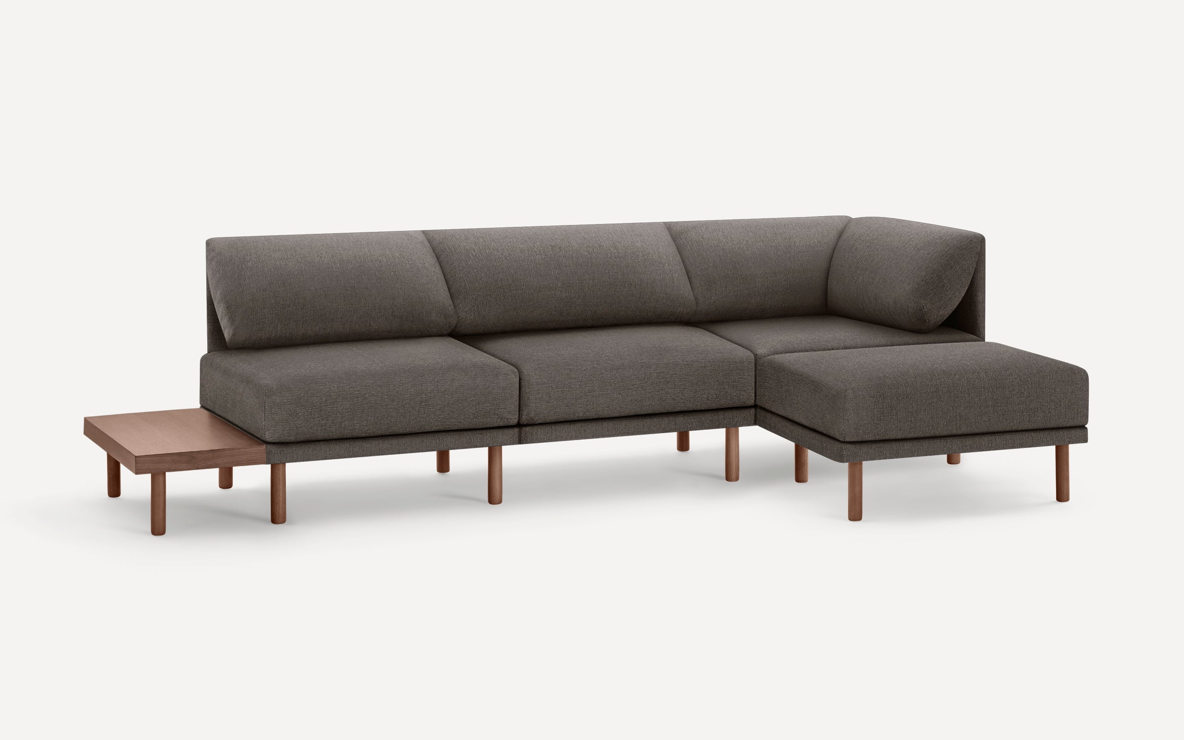 Range 4-Piece One Arm Sectional Lounger with Table