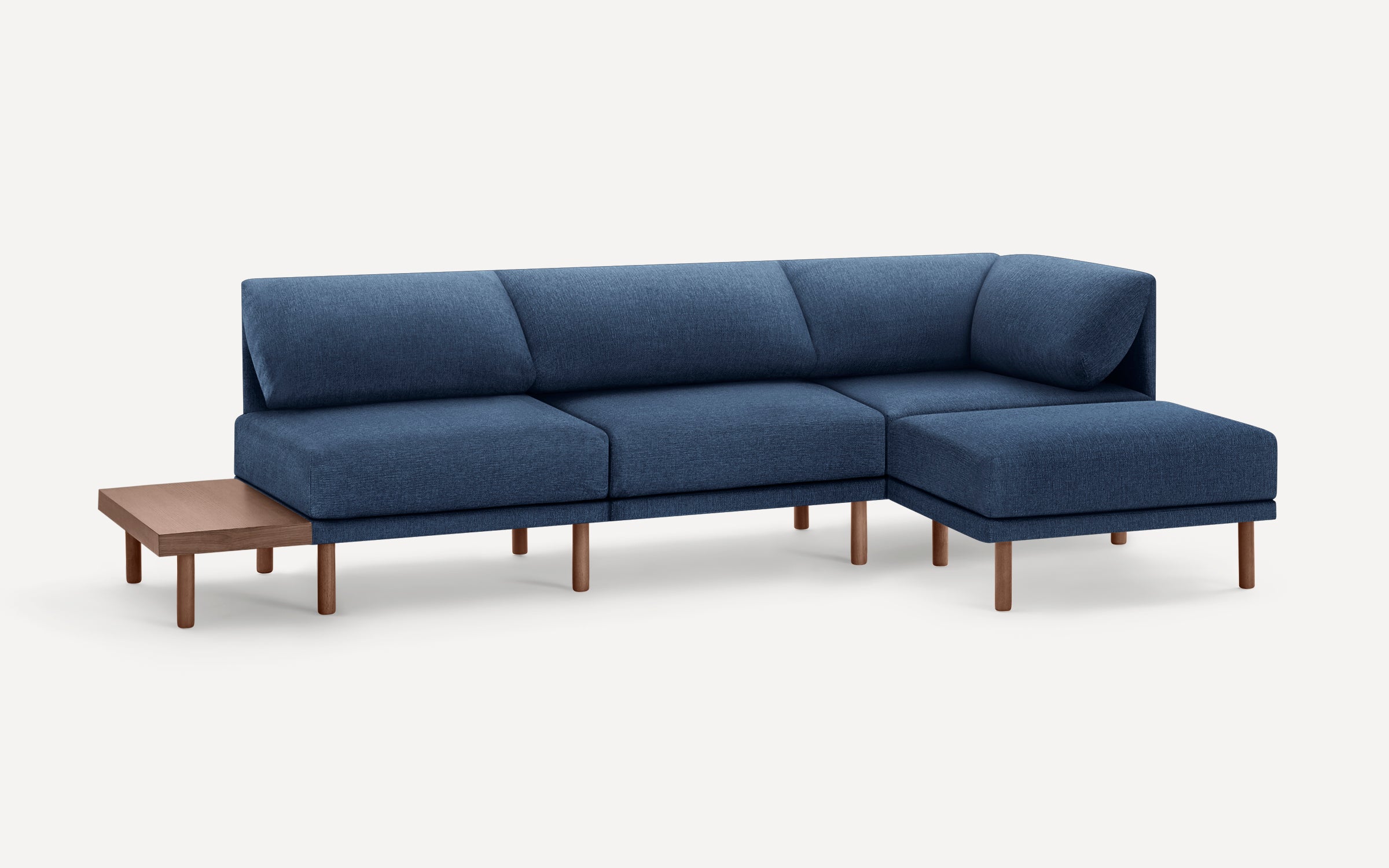 Range 4-Piece One Arm Sectional Lounger with Table