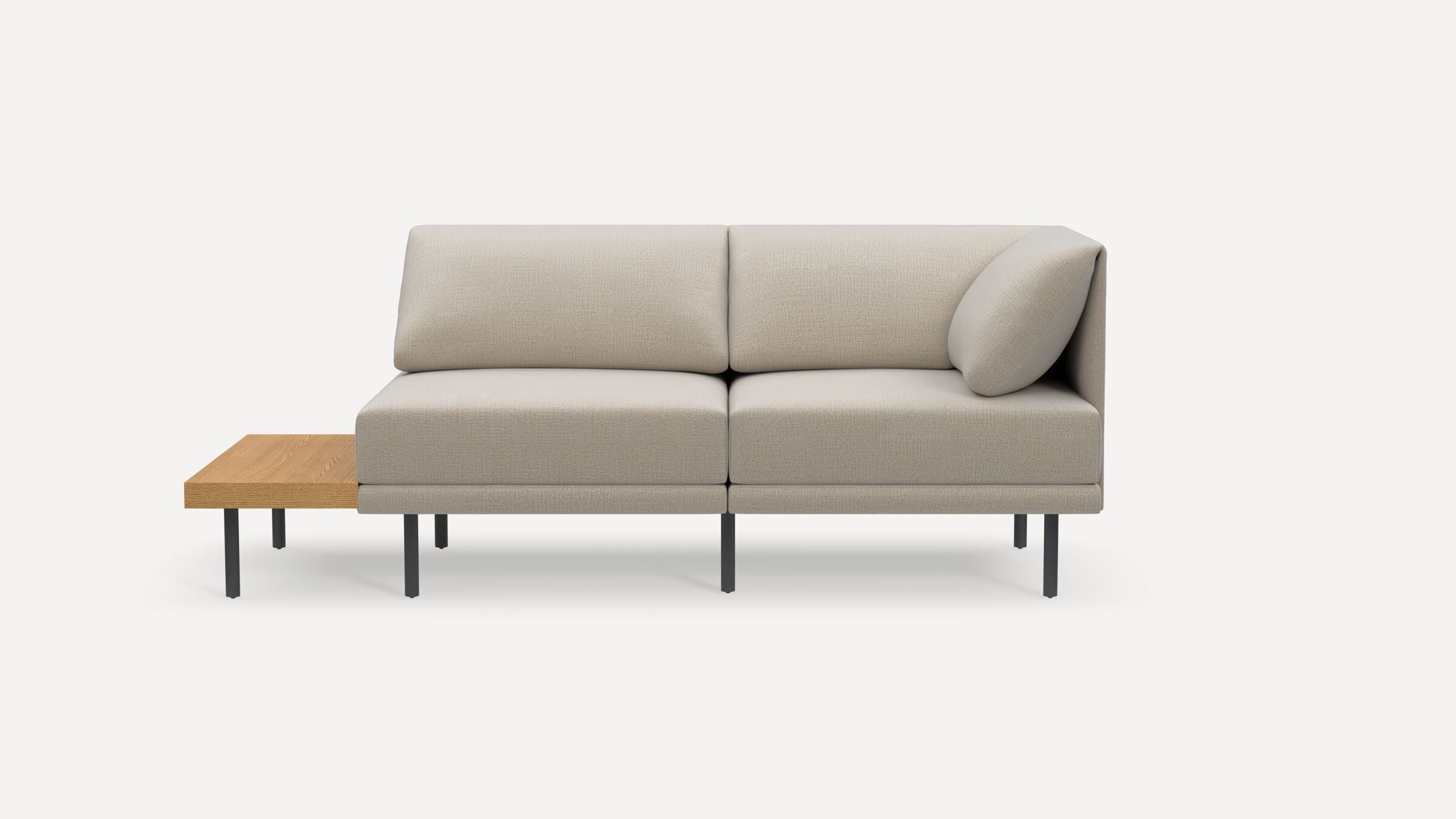 Range Plus 2-Piece One Arm Sofa with Table