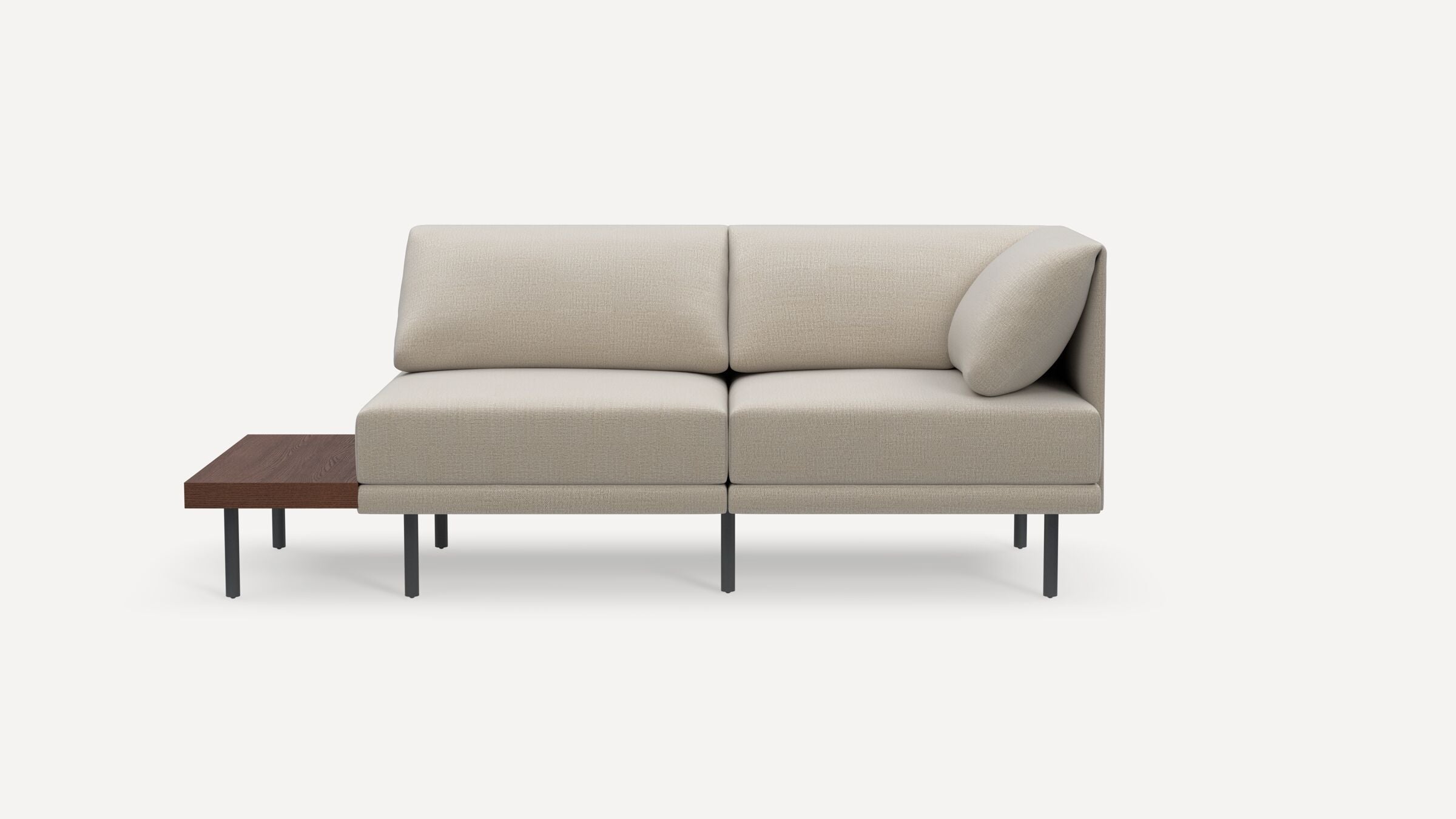 Range Plus 2-Piece One Arm Sofa with Table
