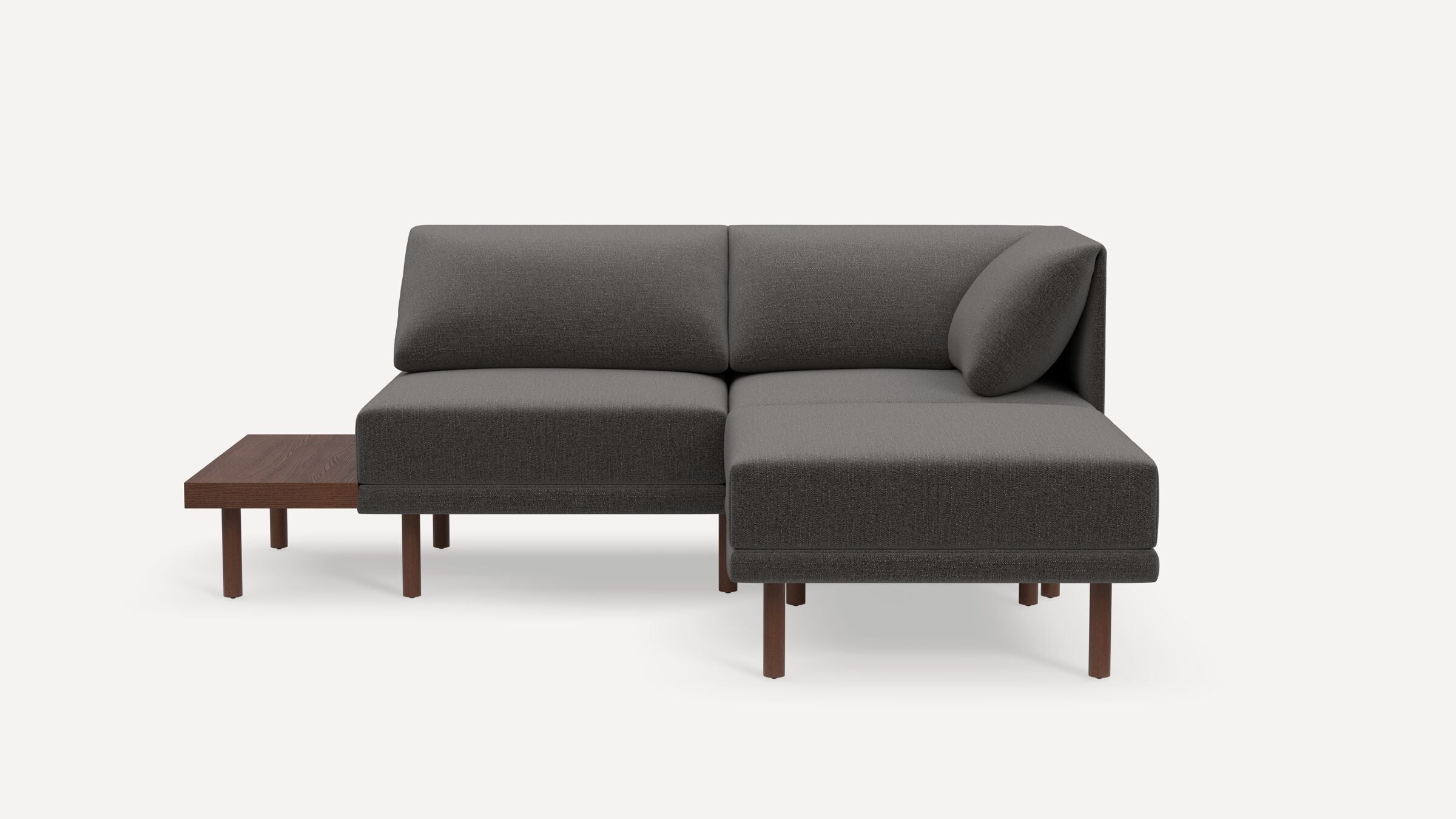 Range Plus 3-Piece One Arm Sectional Lounger with Table