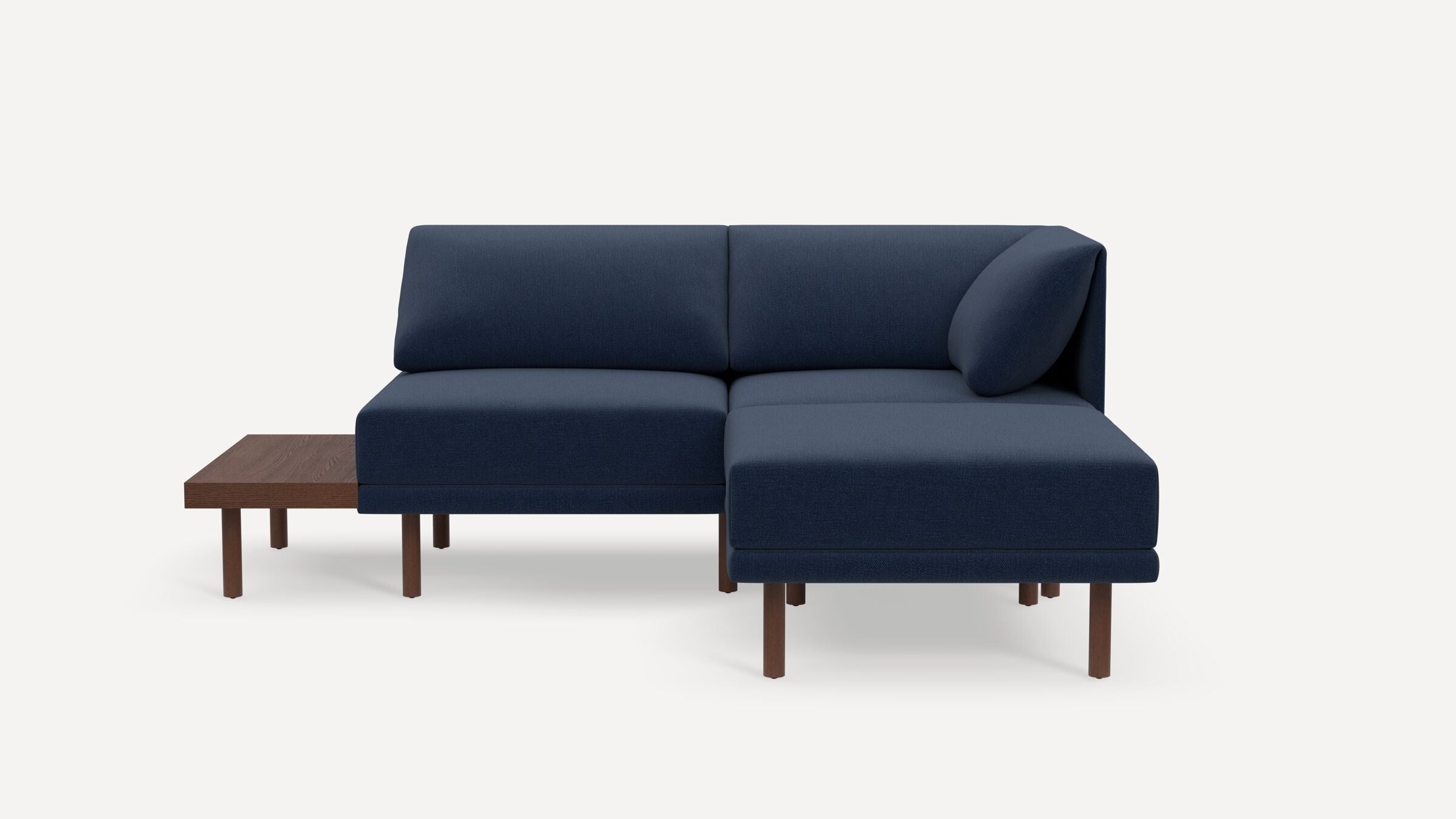 Range Plus 3-Piece One Arm Sectional Lounger with Table