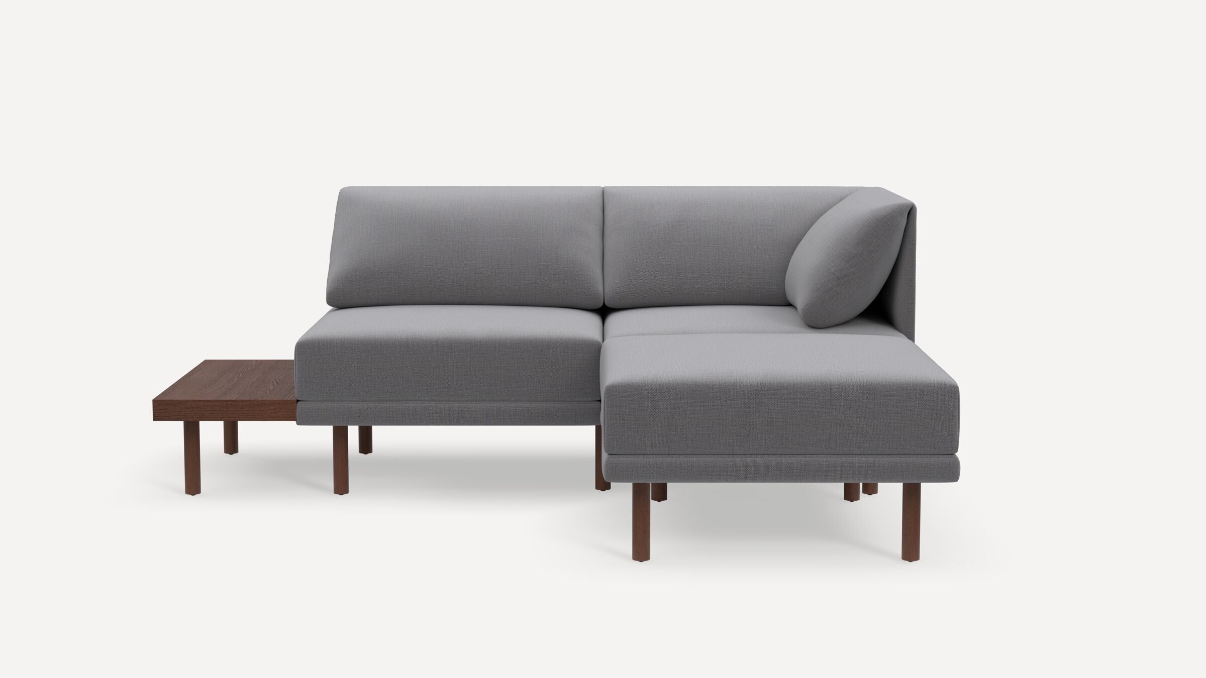 Range Plus 3-Piece One Arm Sectional Lounger with Table