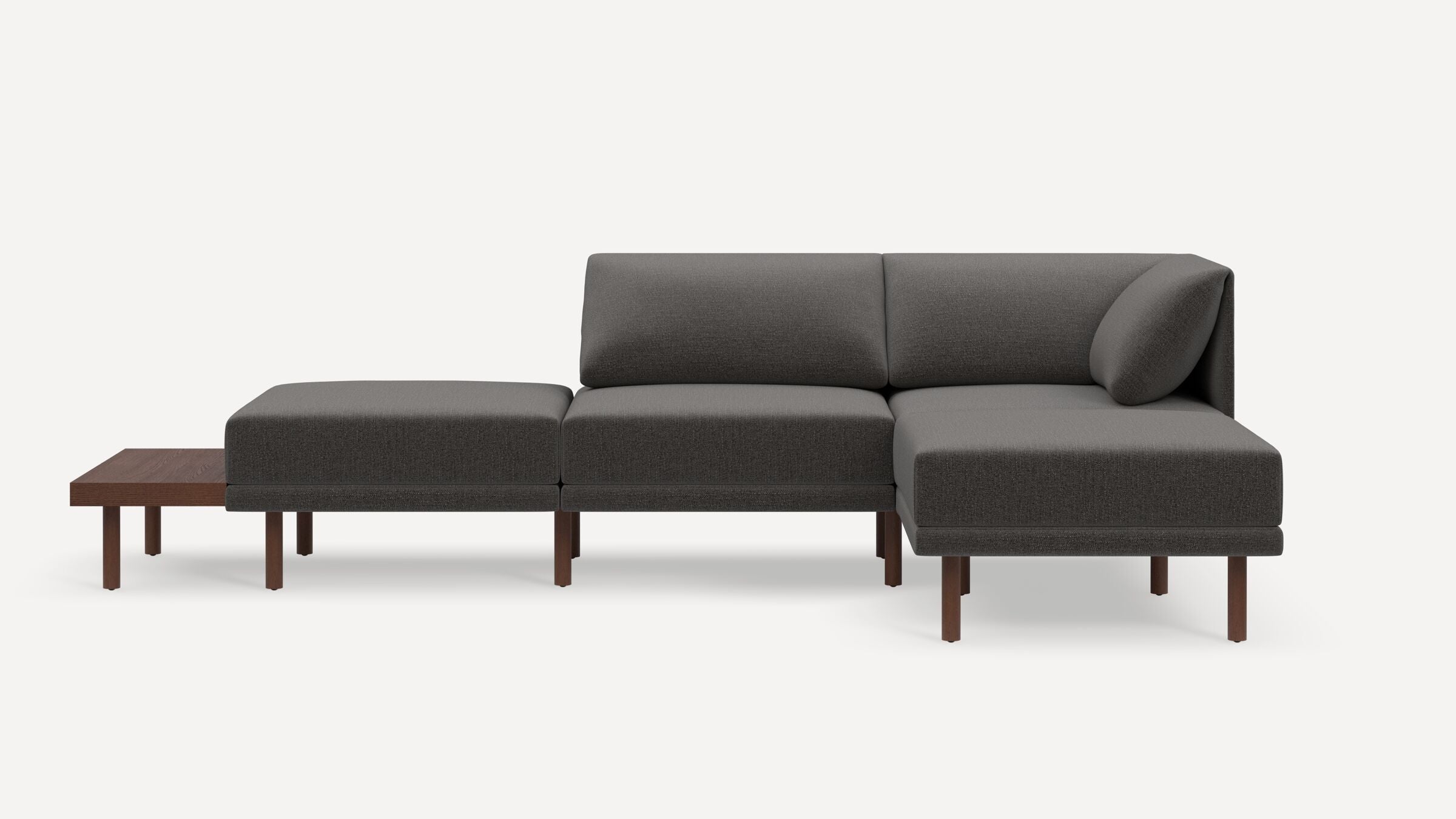 Range Plus 4-Piece Open Sectional Double Lounger with Table
