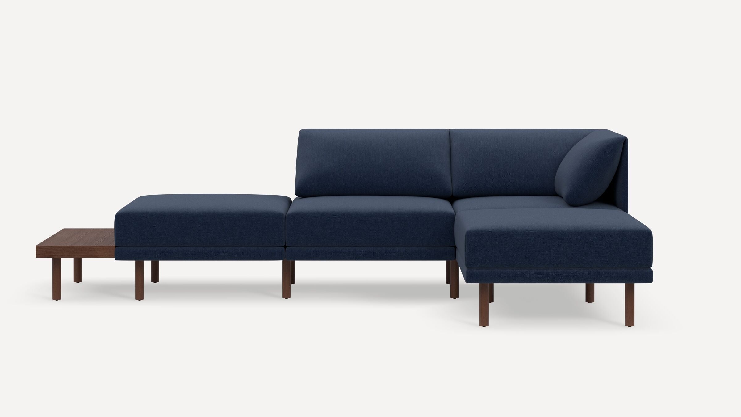 Range Plus 4-Piece Open Sectional Double Lounger with Table