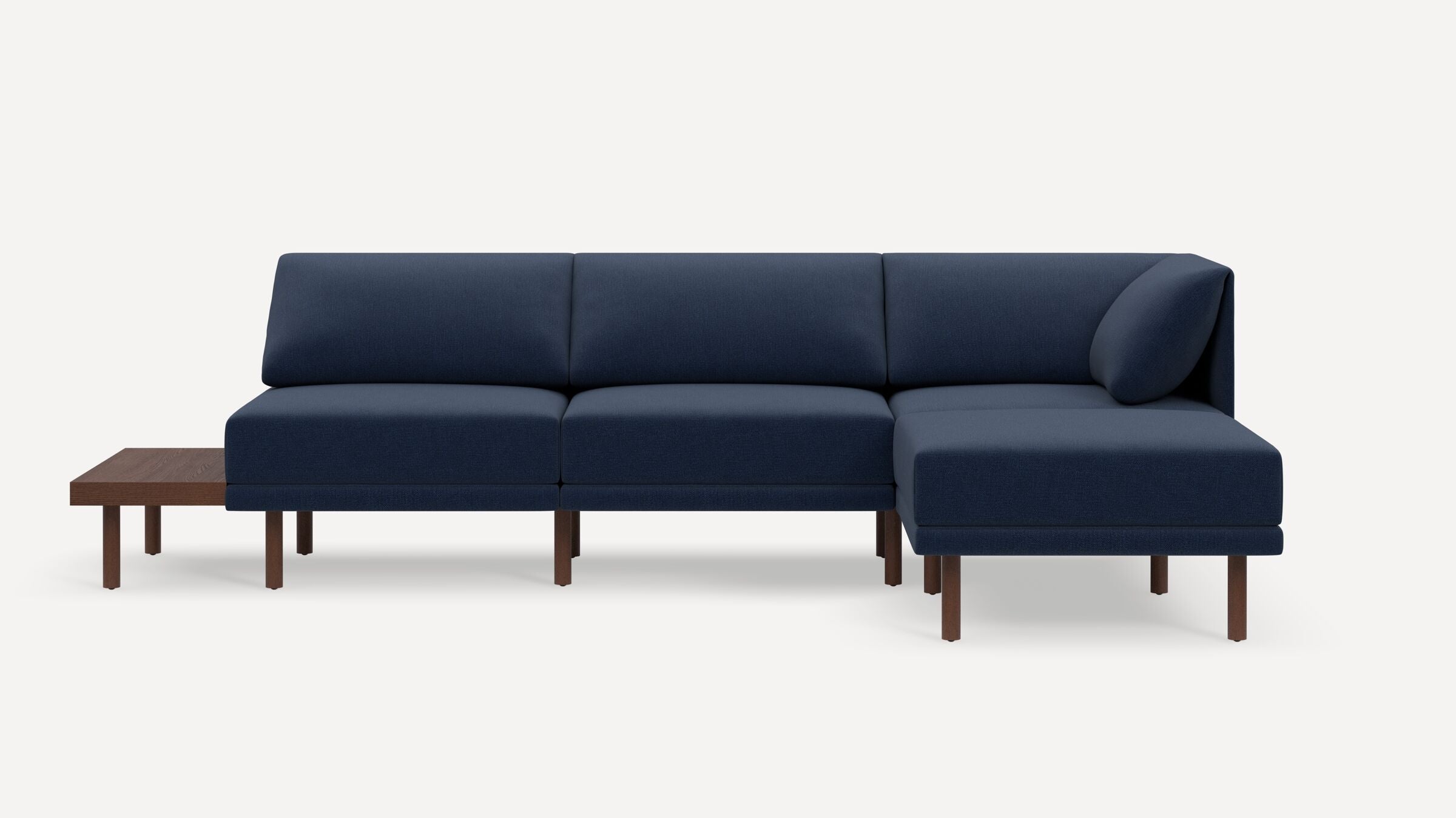 Range Plus 4-Piece One Arm Sectional Lounger with Table