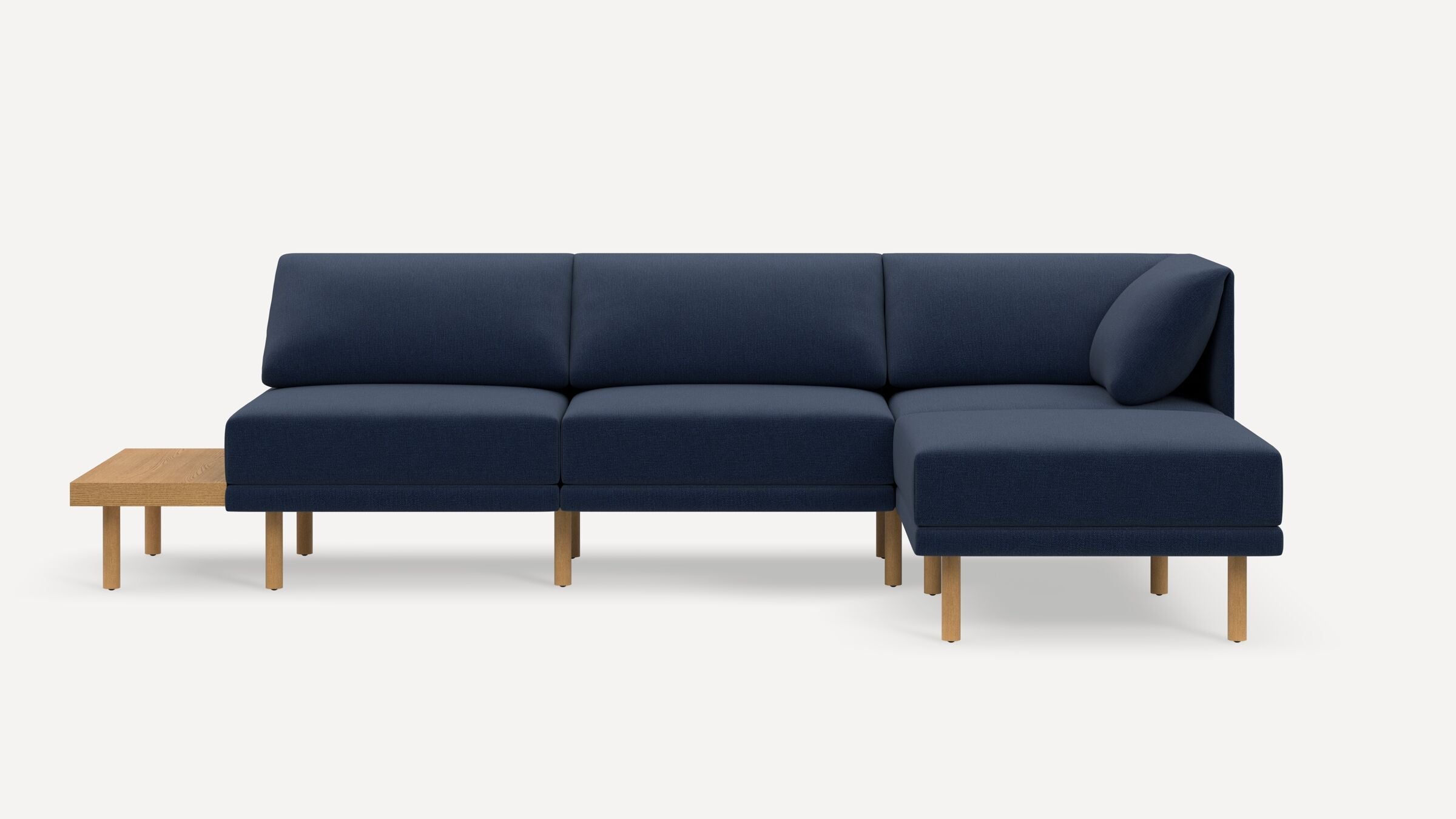 Range Plus 4-Piece One Arm Sectional Lounger with Table
