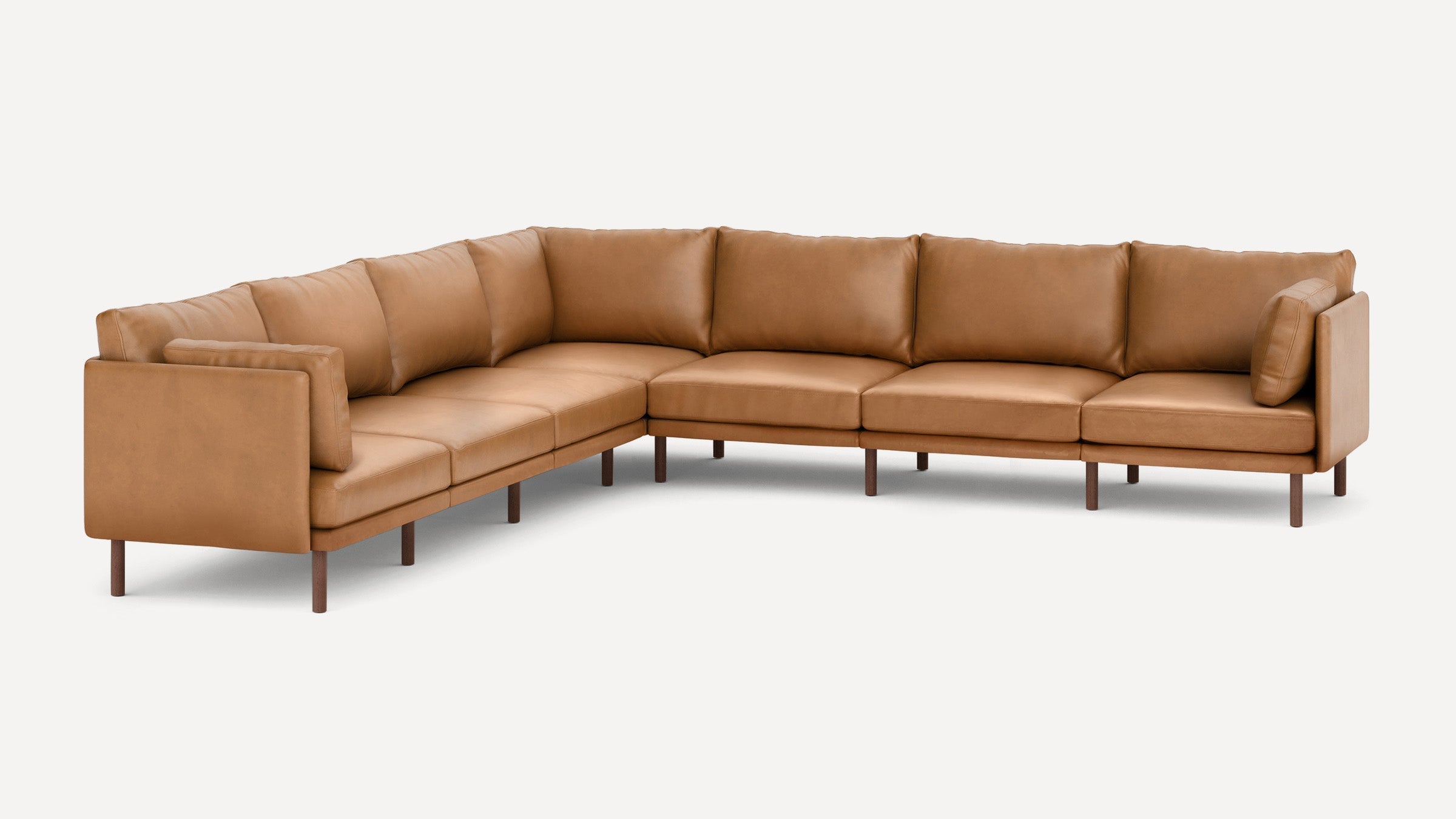 Field Leather 7-Piece Sectional