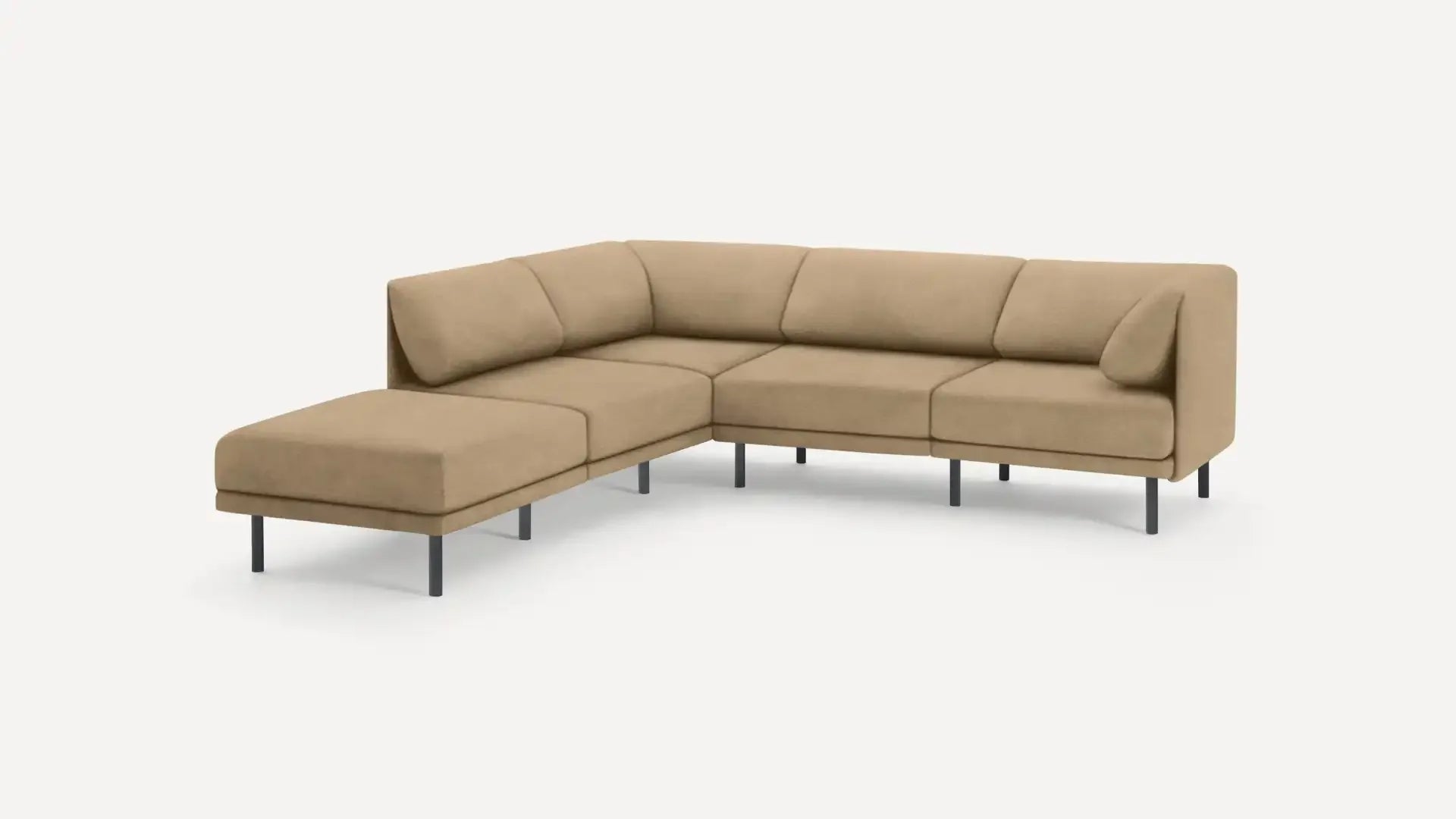 Range 5-Piece One Arm Sectional Lounger