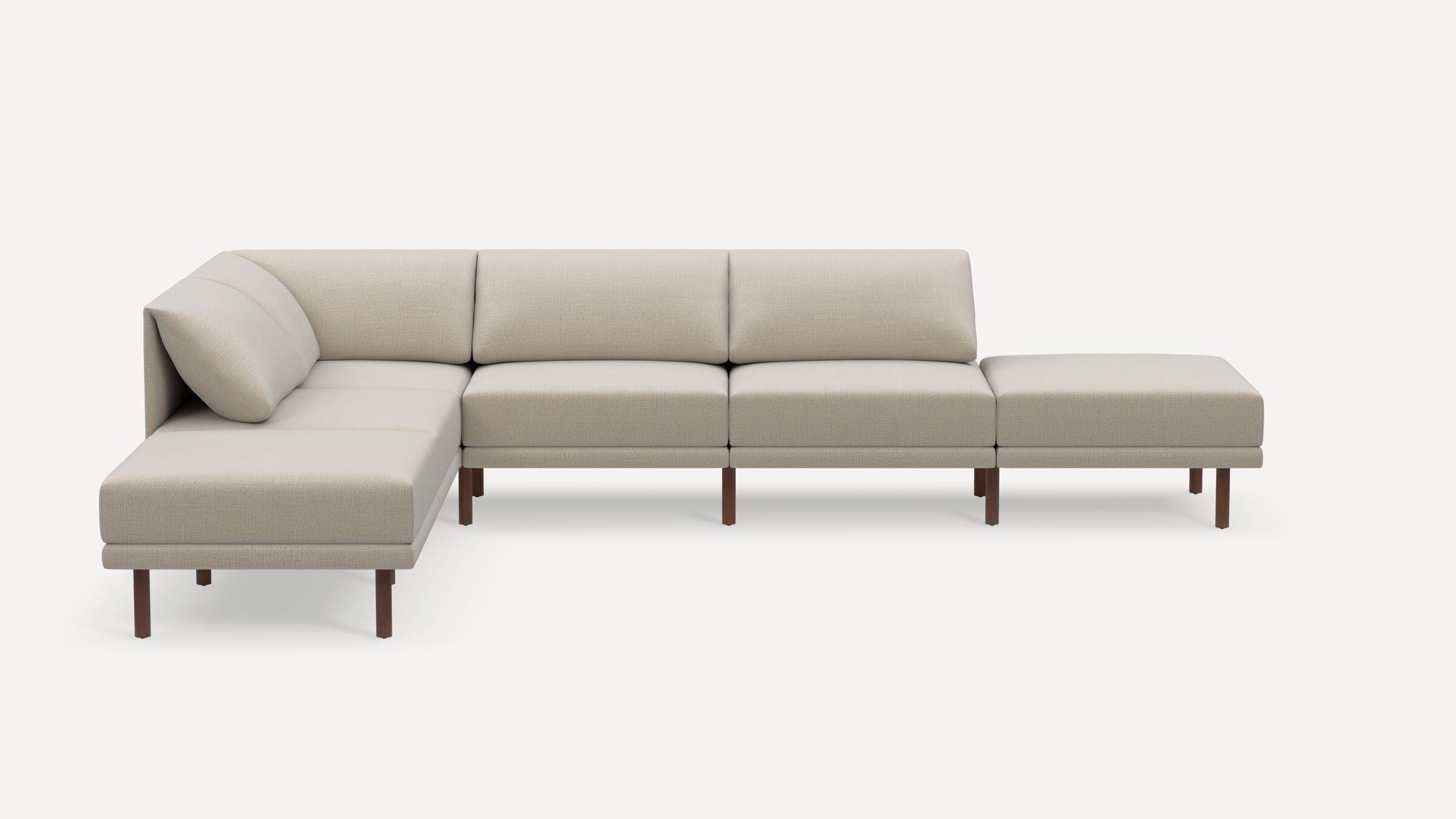 Range Plus 6-Piece Open Sectional Double Lounger
