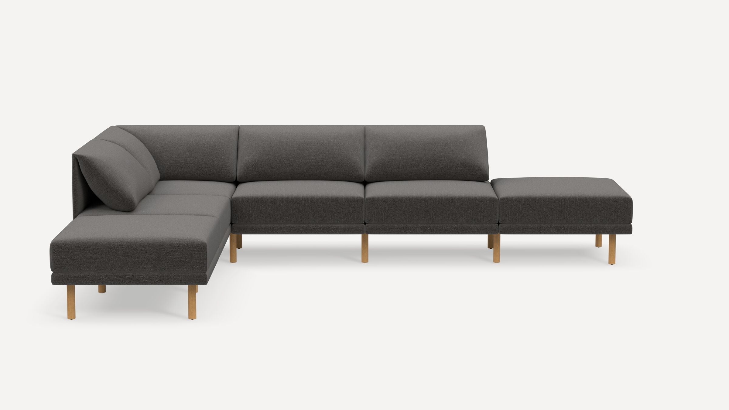 Range Plus 6-Piece Open Sectional Double Lounger
